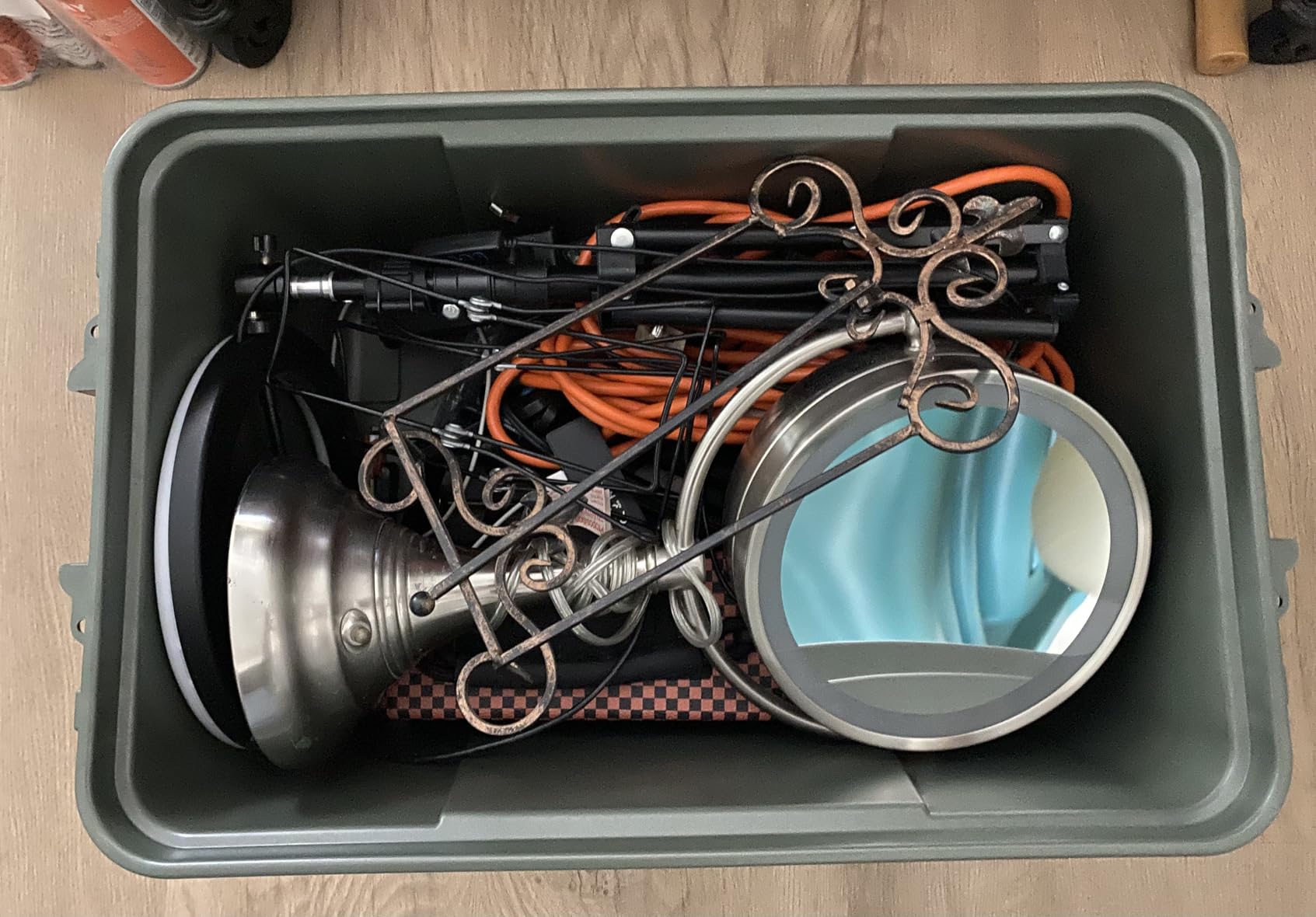 Plano Storage Trunk - 108 Quart w/ Wheels (1819) - Hunter Green customer photo 2