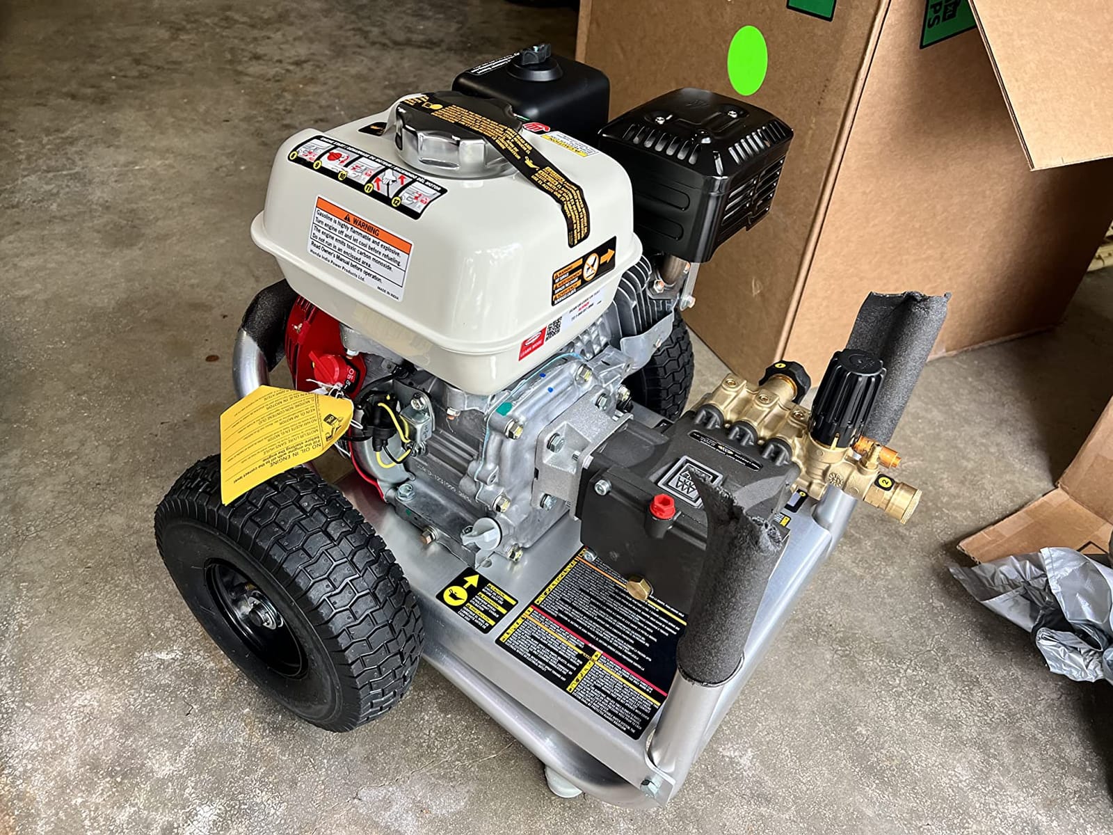 Simpson Aluminum Series 3600 PSI Gas Pressure Washer, 2.5 GPM, Honda GX200 customer photo 1