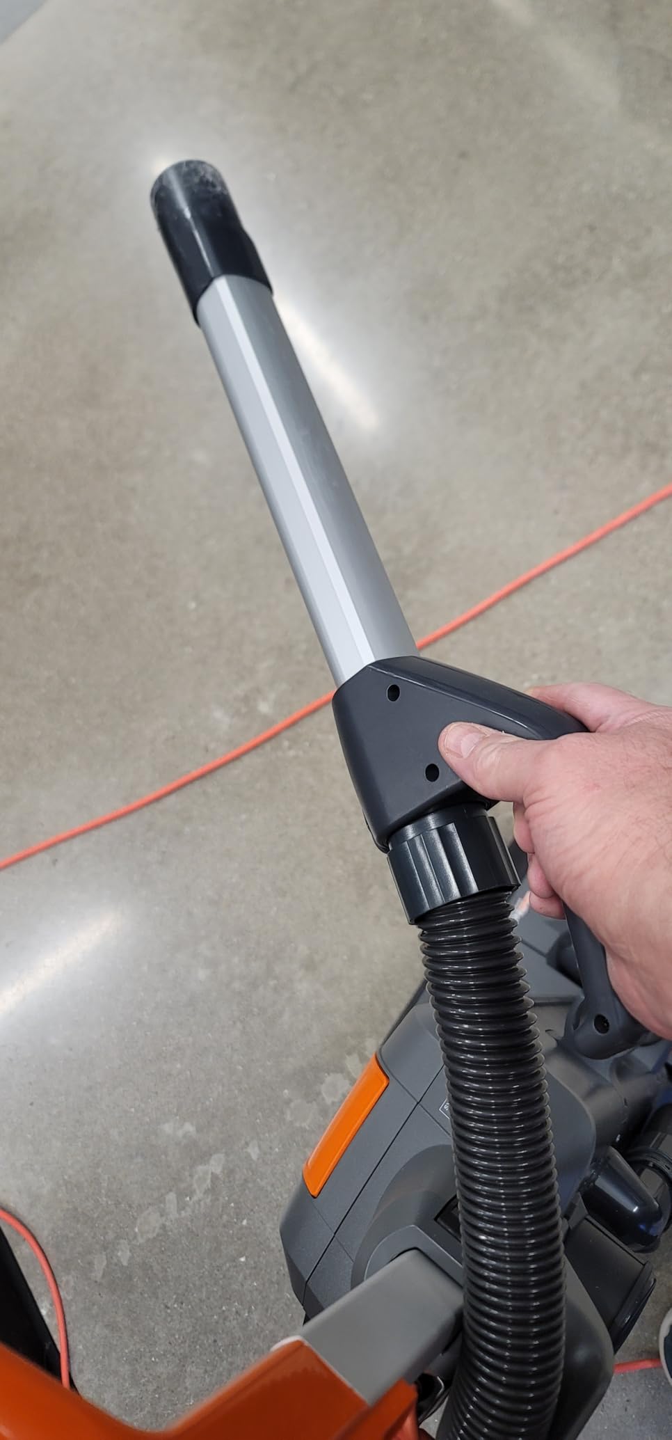 Hoover HushTone Commercial Vacuum Cleaner, 15 Inch, Bagged Upright Vac | Hexaguard HEPA Filter, Traps 99% of Dust, Dirt and Pollens, 40 Foot Cord, Powerful Vacuum Cleaners for Commercial Use customer photo 2