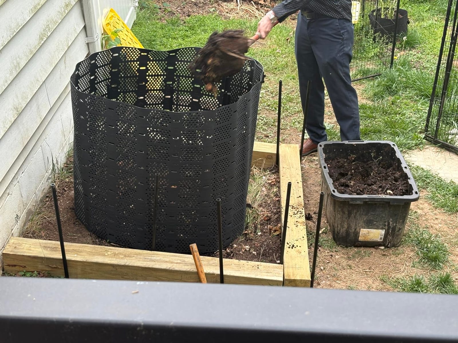 Geobin Compost Bin - 246 Gallon, Expandable, Easy Assembly, Made in the USA, Outdoor & Backyard Composter customer photo 2