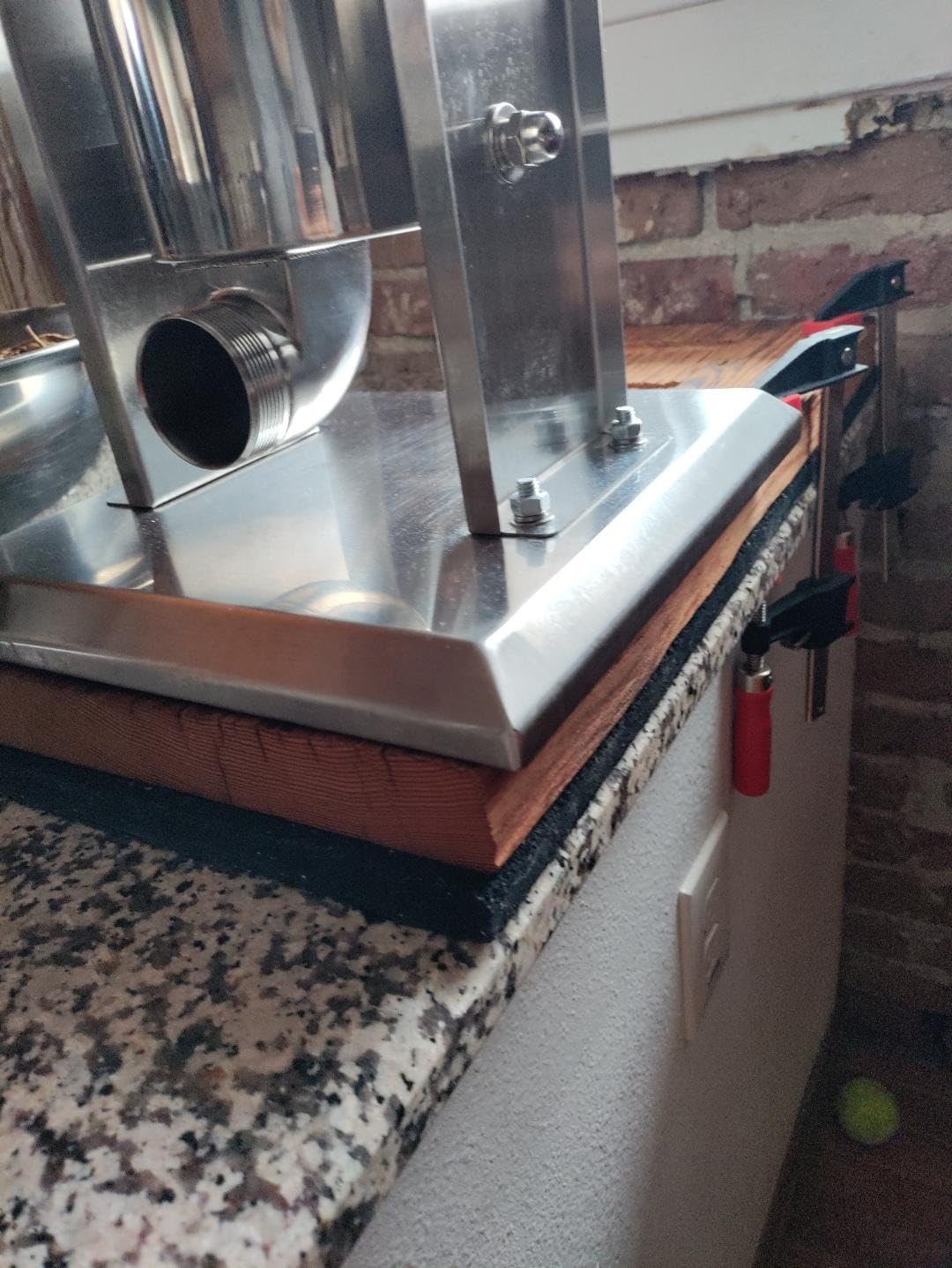 Hakka 11 Lb/5 L Sausage Stuffer 2 Speed Stainless Steel Vertical Sausage Maker customer photo 2