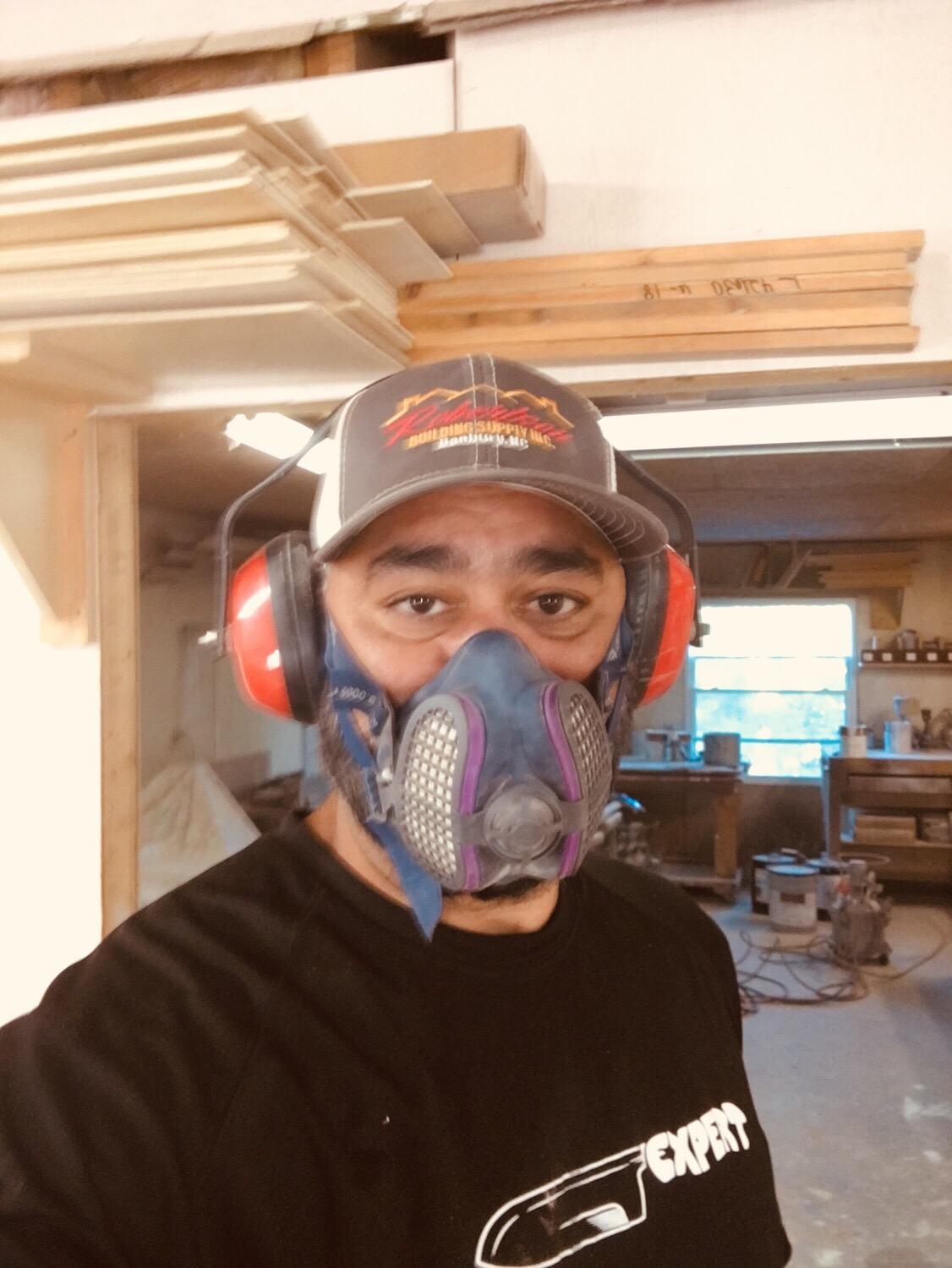 GVS SPR457 Elipse P100 Dust Half Mask Respirator with replaceable and reusable filters included, blue, m/l size customer photo 1