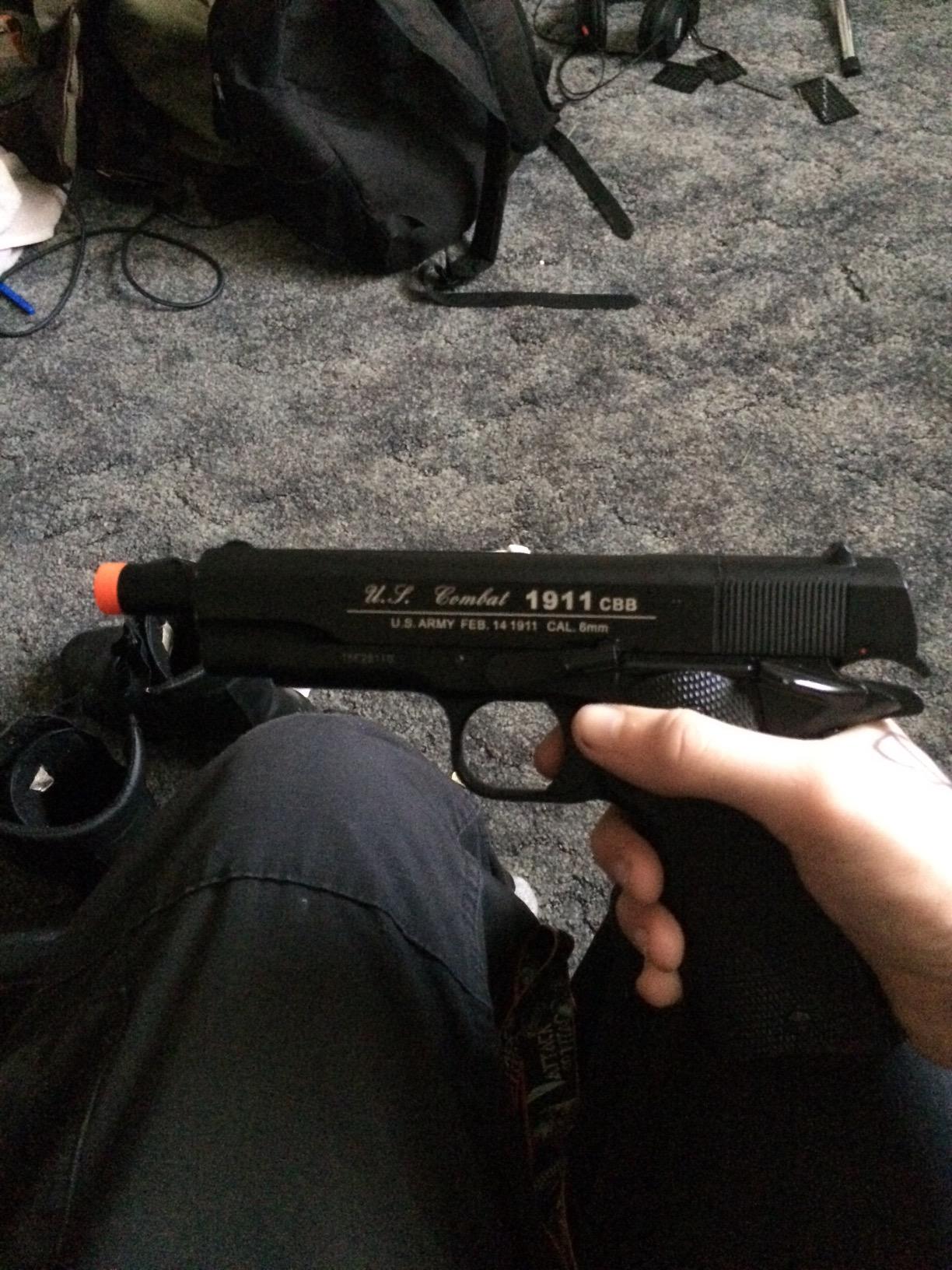 WG Model-4613 Full Metal 1911 CO2 Blowback Airsoft Gun customer photo 2