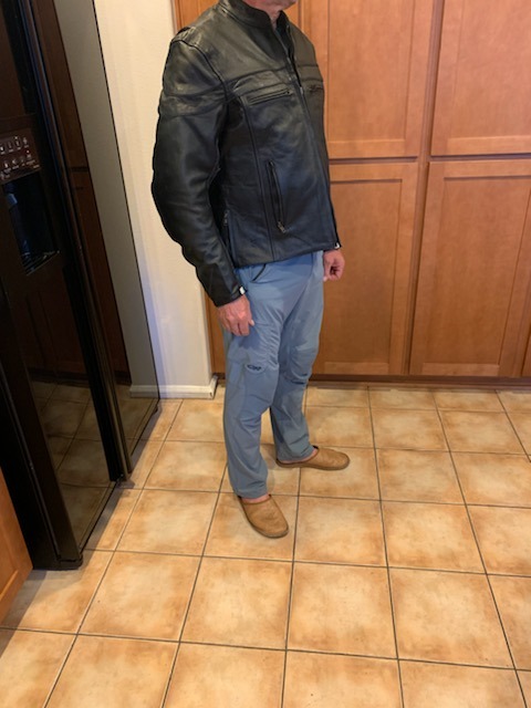 Vance Leather Men's Premium Leather Racer Jacket with Vents customer photo 1