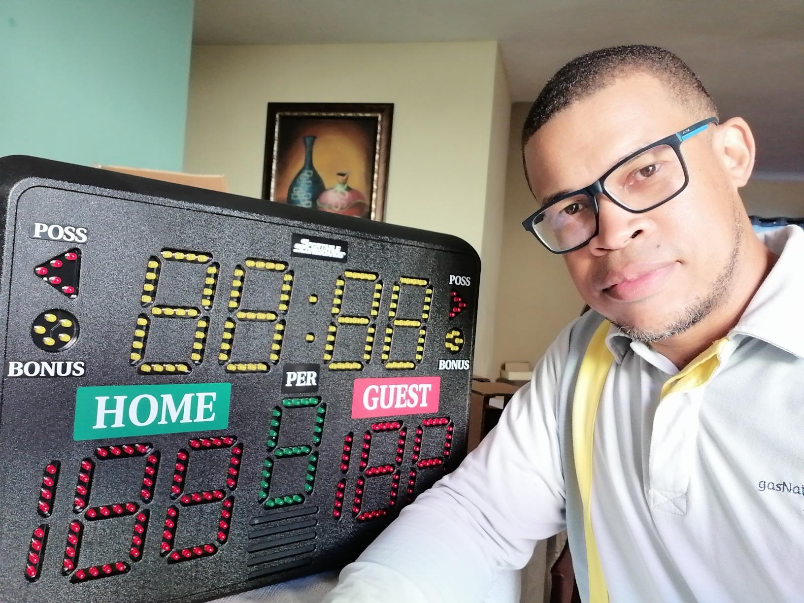 Multisport Indoor Tabletop Scoreboard- Used for Basketball, Volleyball, Wrestling and More customer photo 2