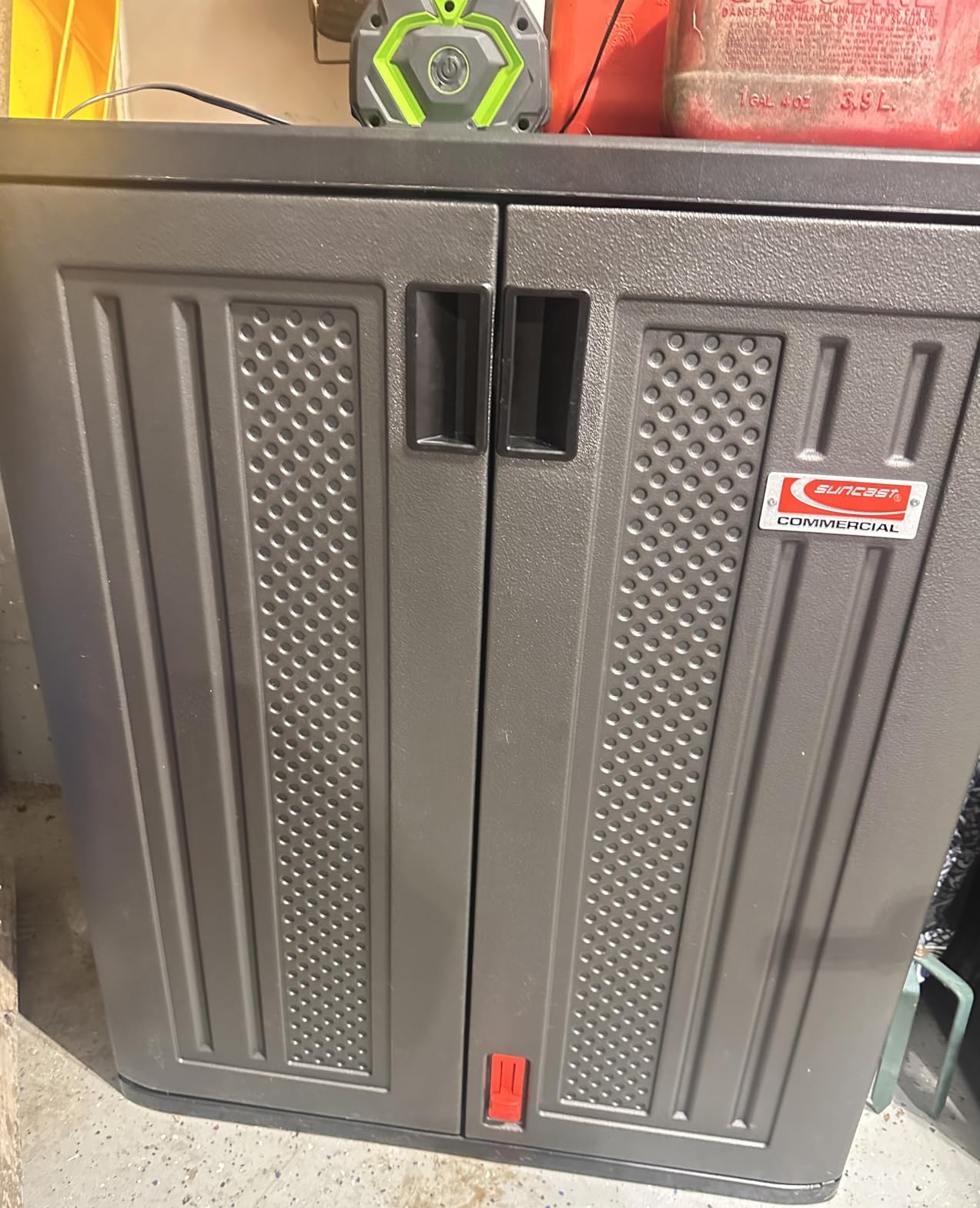 Suncast Heavy-Duty Resin Outdoor Storage Cabinet, 30