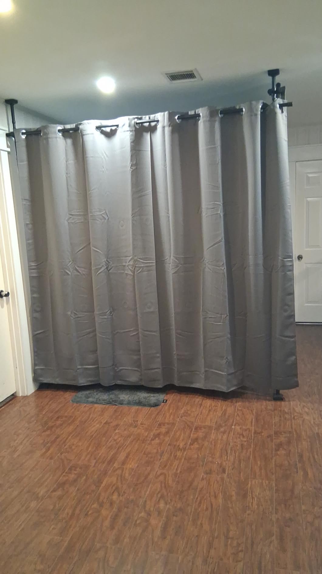 NICETOWN Gray Room Divider Curtain for Patio 100