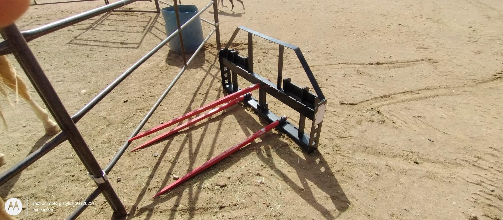 Titan Attachments Standard Series Skid Steer Pallet Fork Frame, 48 in | Quick Tach Connection Fits SSQA Loader Mounts for Fast Swaps. Rated 4,000 lb with a 2-inch Receiver Hitch for Towing customer photo 2