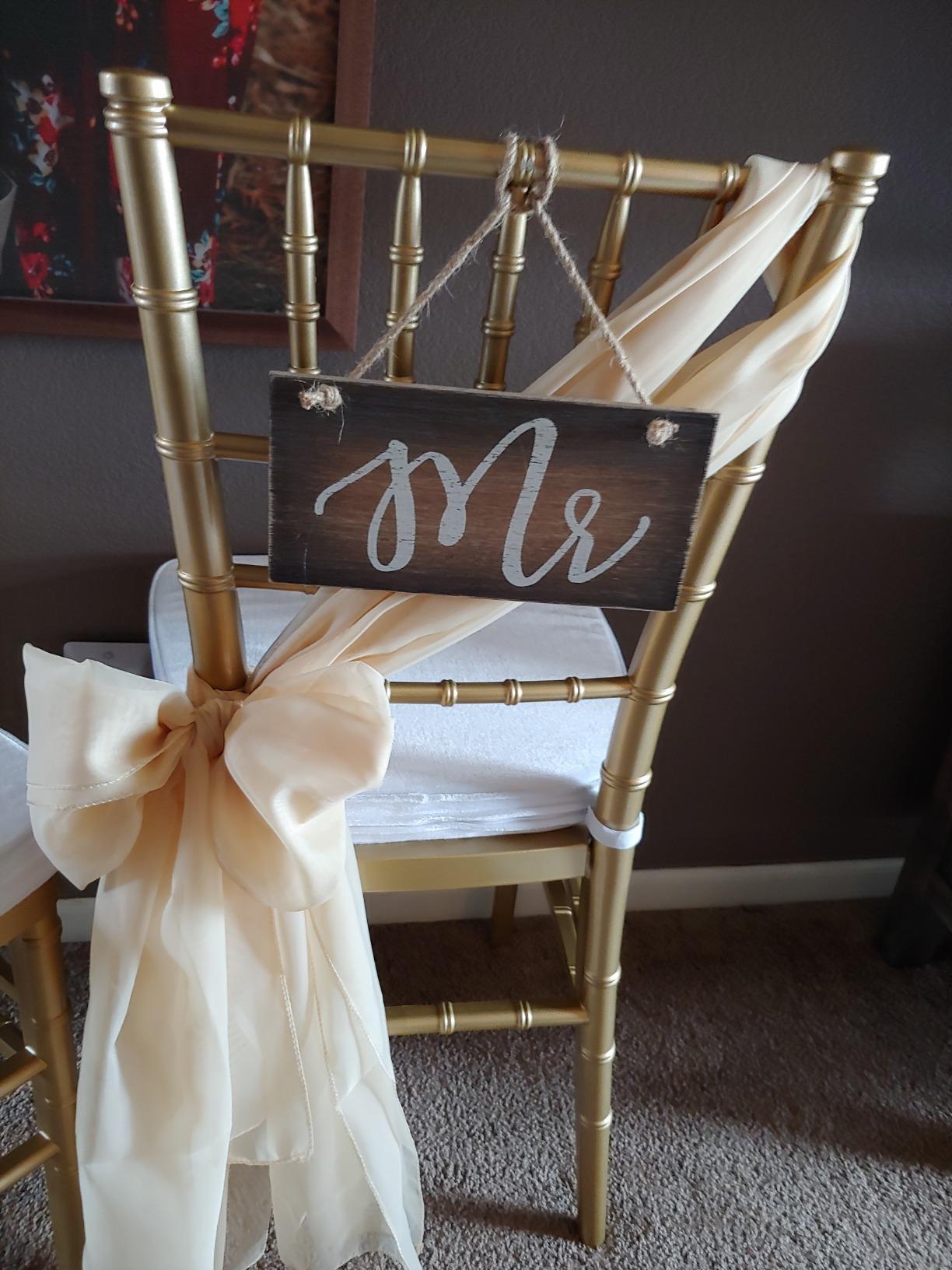 Flash Furniture Hercules Premium Series Chiavari Chairs for Formal Events and Banquets, Set of 2, Gold customer photo 2