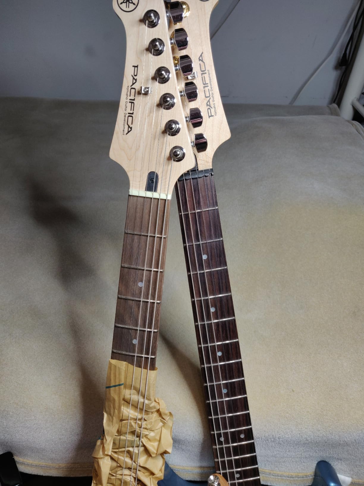 Yamaha Pacifica PAC112JL YNS Left-Handed Electric Guitar, Yellow Natural Satin customer photo 1