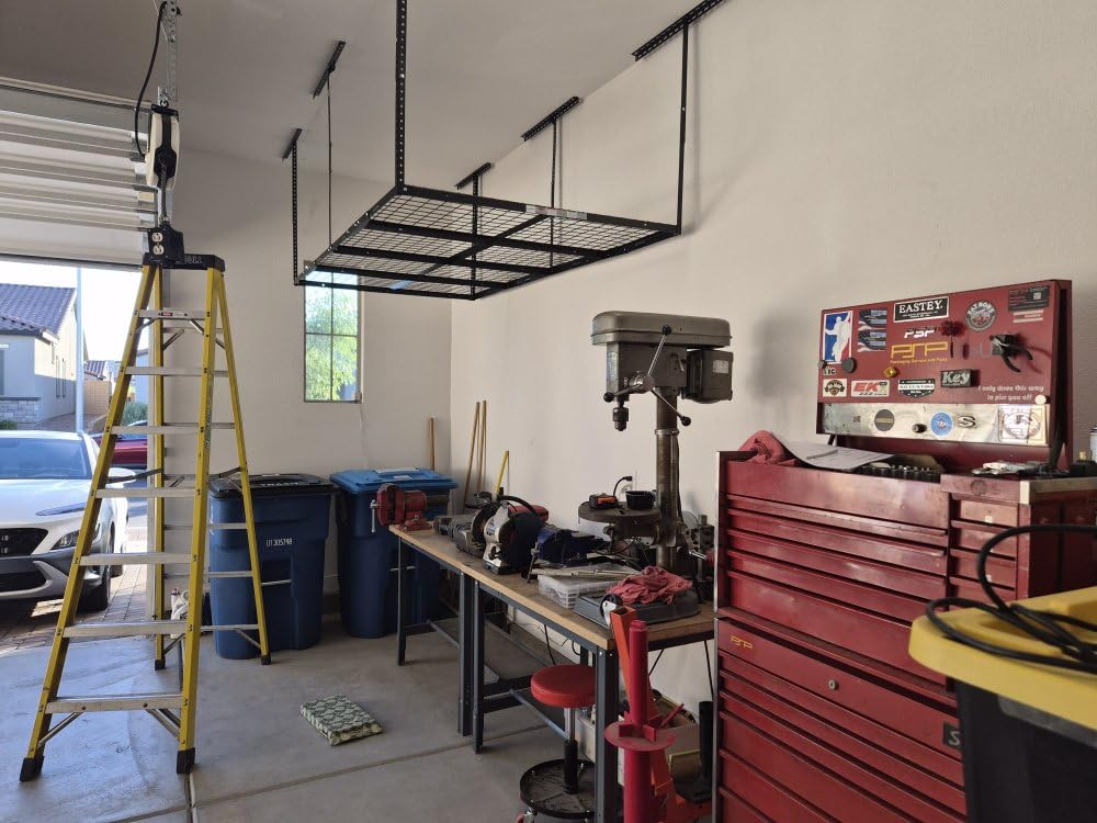 FLEXIMOUNTS 3x6 Overhead Garage Storage Adjustable Ceiling Rack 72