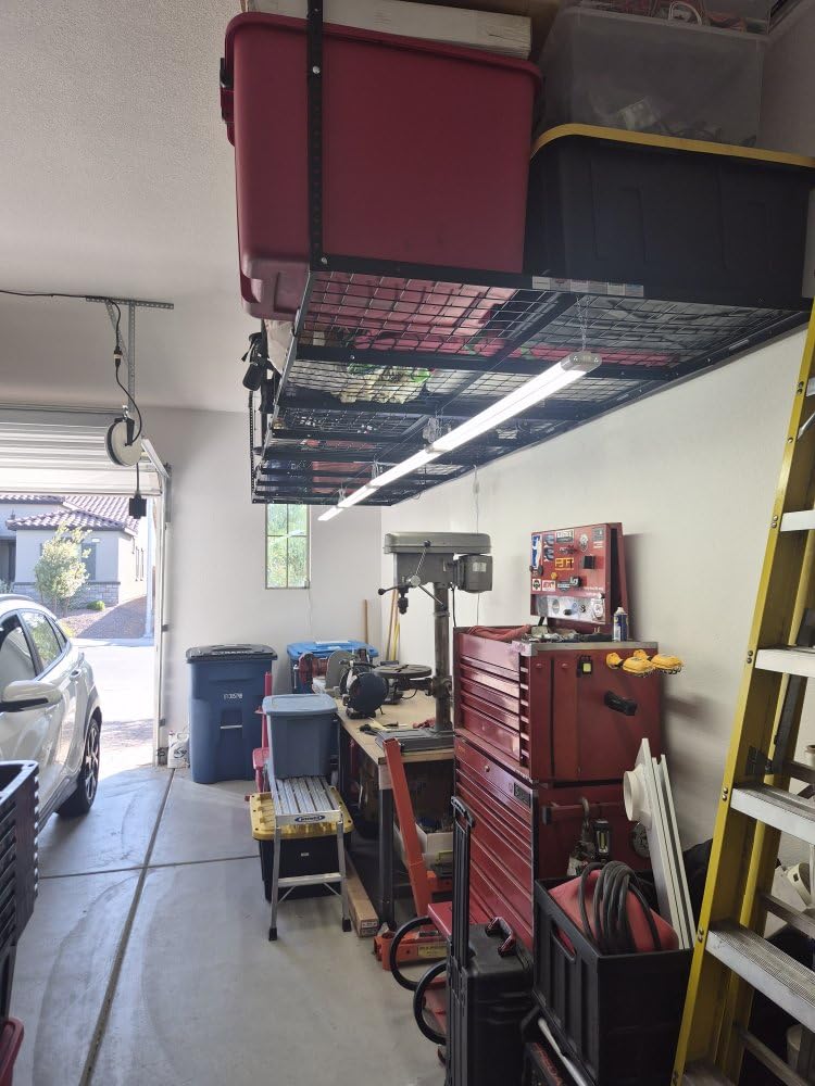 FLEXIMOUNTS 3x6 Overhead Garage Storage Adjustable Ceiling Rack 72