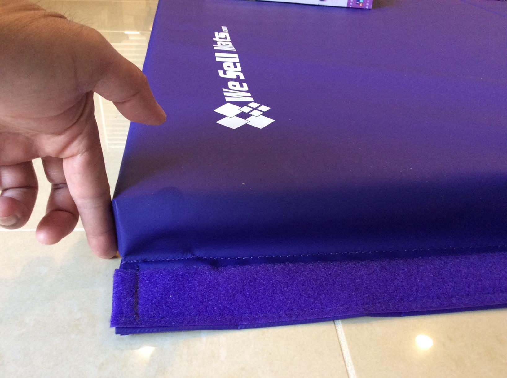 We Sell Mats Gymnastics Mat, Folding Tumbling Mat, Portable with Hook & Loop Fasteners customer photo 2