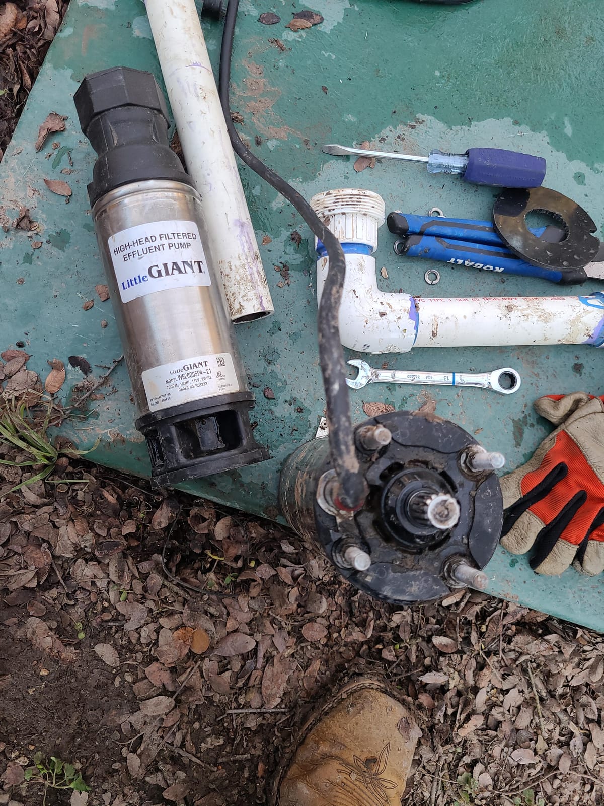 Little Giant 1/2 HP High Head Filtered Effluent Pump, Steel | High Head Design, 1560 GPH, Aeration & Commercial Fountain Use, Steel Construction, 115 Volt, Model WE20G05P4-21 customer photo 2
