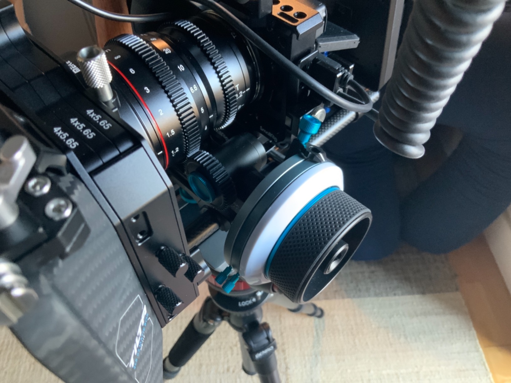 Fotga DP500III Follow Focus Puller w/A/B Stop, 15mm Quick Release Rod Clamp for Canon Nikon Sony Blackmagic DSLR Cinema Camera Mirrorless Cine Lens Filmmaking No Backlash customer photo 2