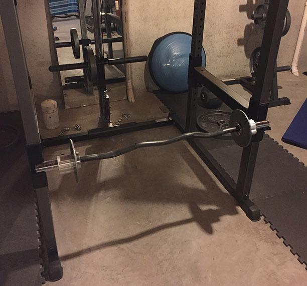 XMark EZ Curl Bar or Olympic Weight Set with EZ Curl Bar, Weight Plate Set customer photo 1