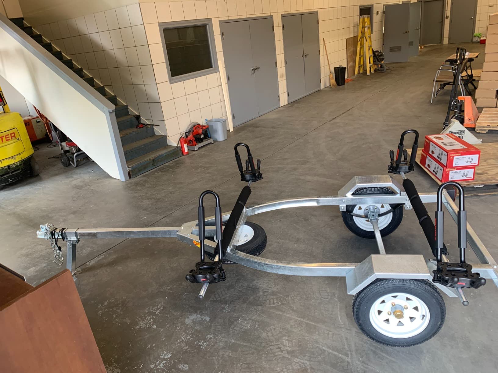 Ruff-Sport Trailer - Galvanized Finish for Kayak, Bicycle, and SUP customer photo 2