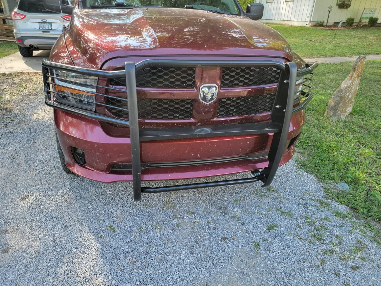 BLACK HORSE Grille Guard 17DG109MA - 2009-2018 Black Dodge Ram 1500/2019-2020 RAM 1500 Classic customer photo 2