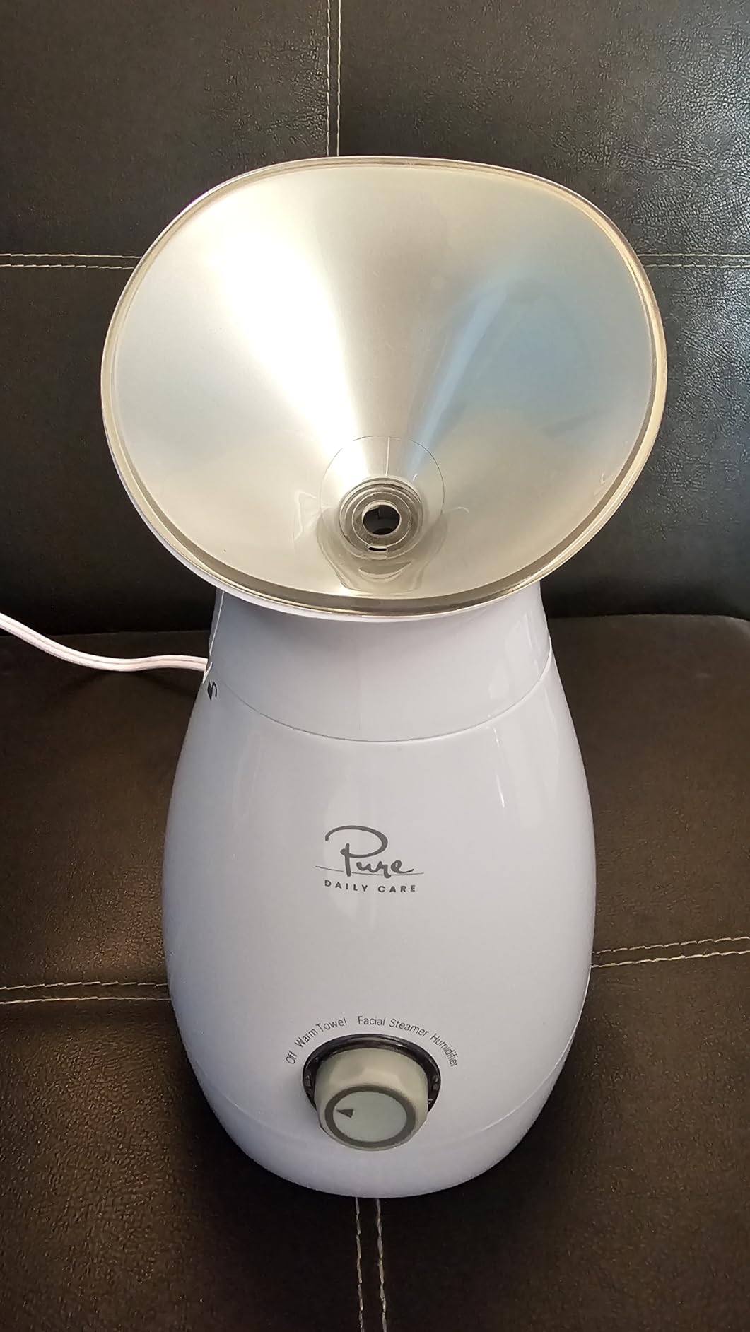 Pure Daily Care NanoSteamer Large 3-in-1 Nano Ionic Facial Steamer with Precise Temp Control - Humidifier - Unclogs Pores - Blackheads - Spa Quality - Bonus 5 Piece Stainless Steel Skin Kit (Teal) customer photo 2