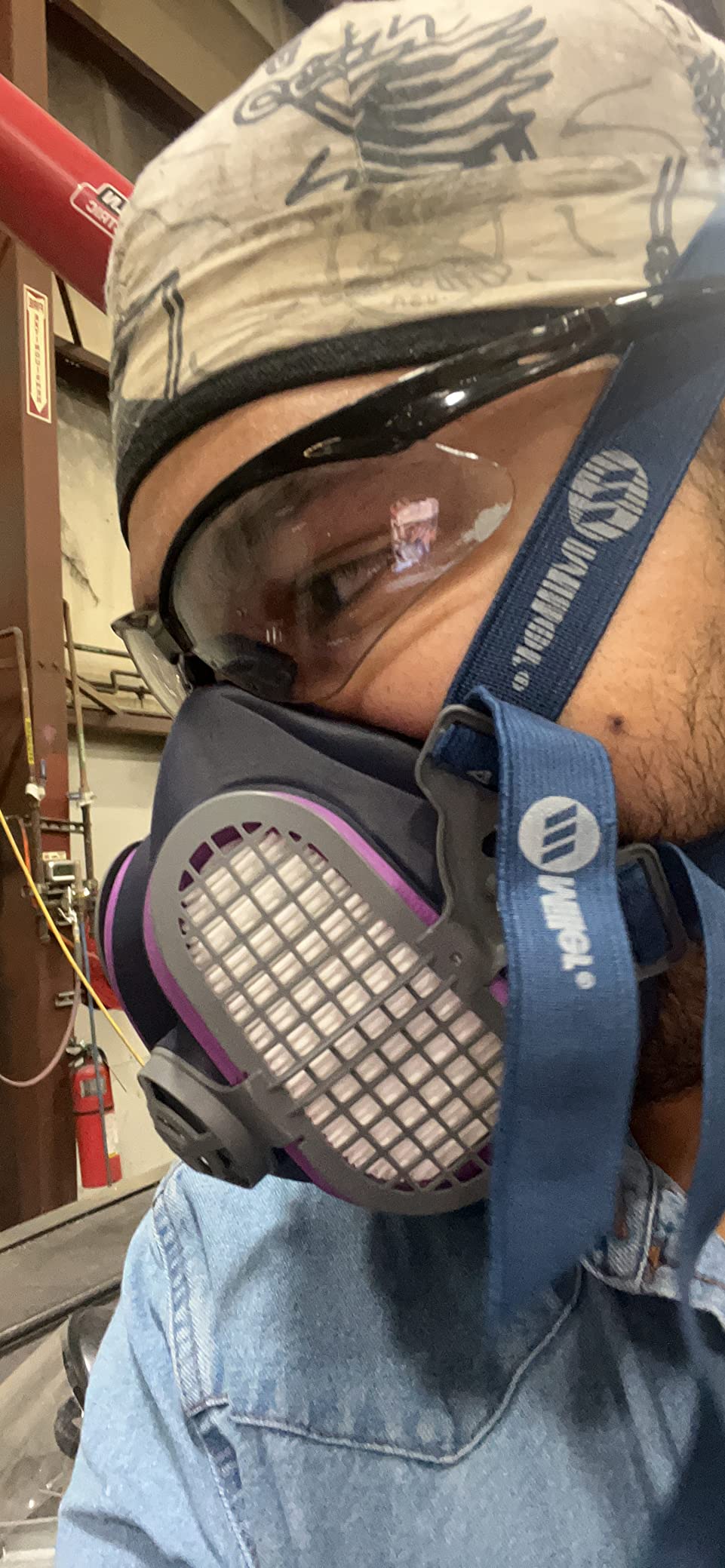 Miller LPR-100 Half Mask Respirator w/Odor Relief ML00995 M/L customer photo 2