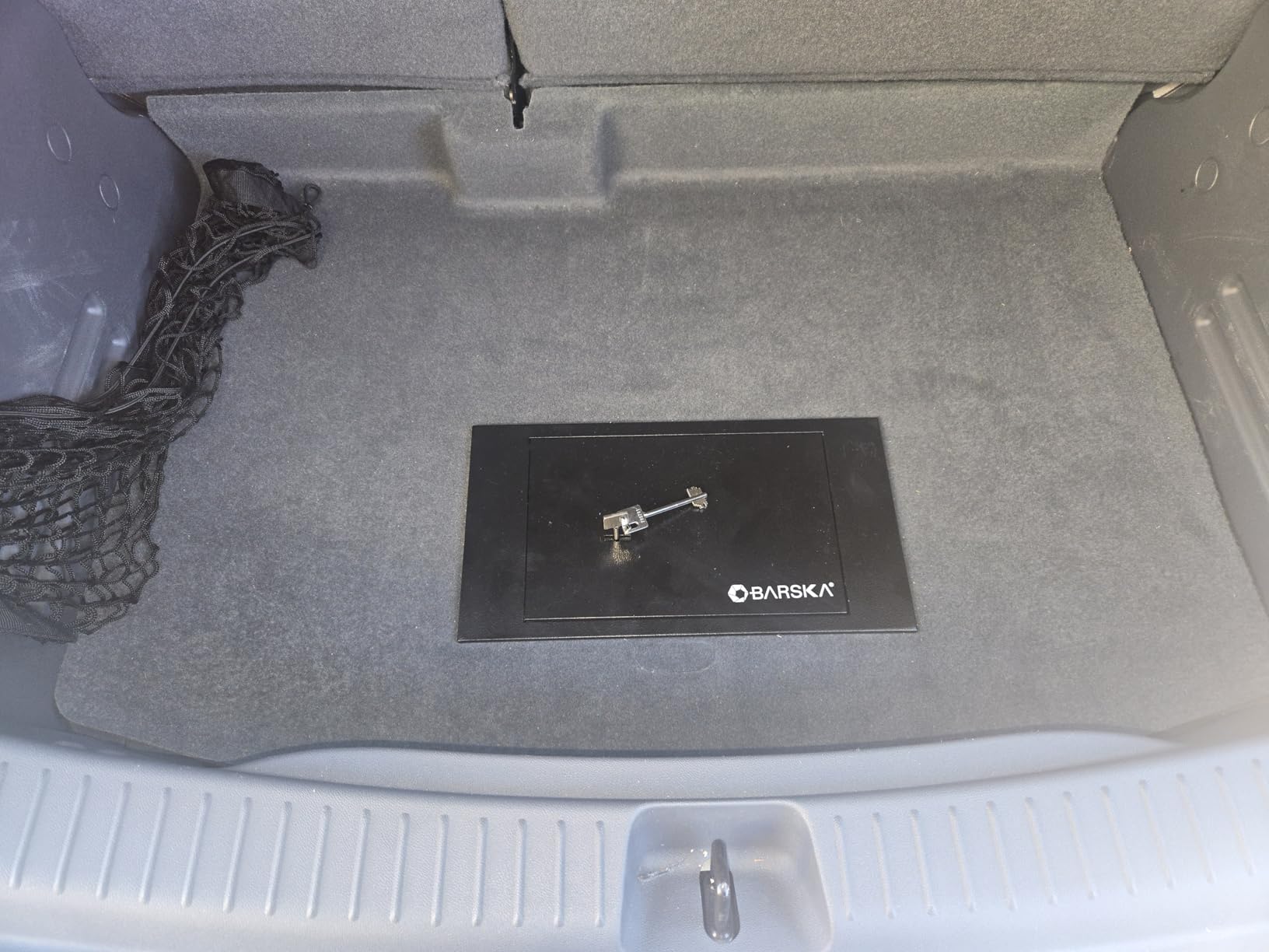 Barska 0.22 Cu. Ft. Hidden Floor Safe with Key Lock Solid Steel Construction, Concealed Design, Dual Locking Bolts customer photo 1