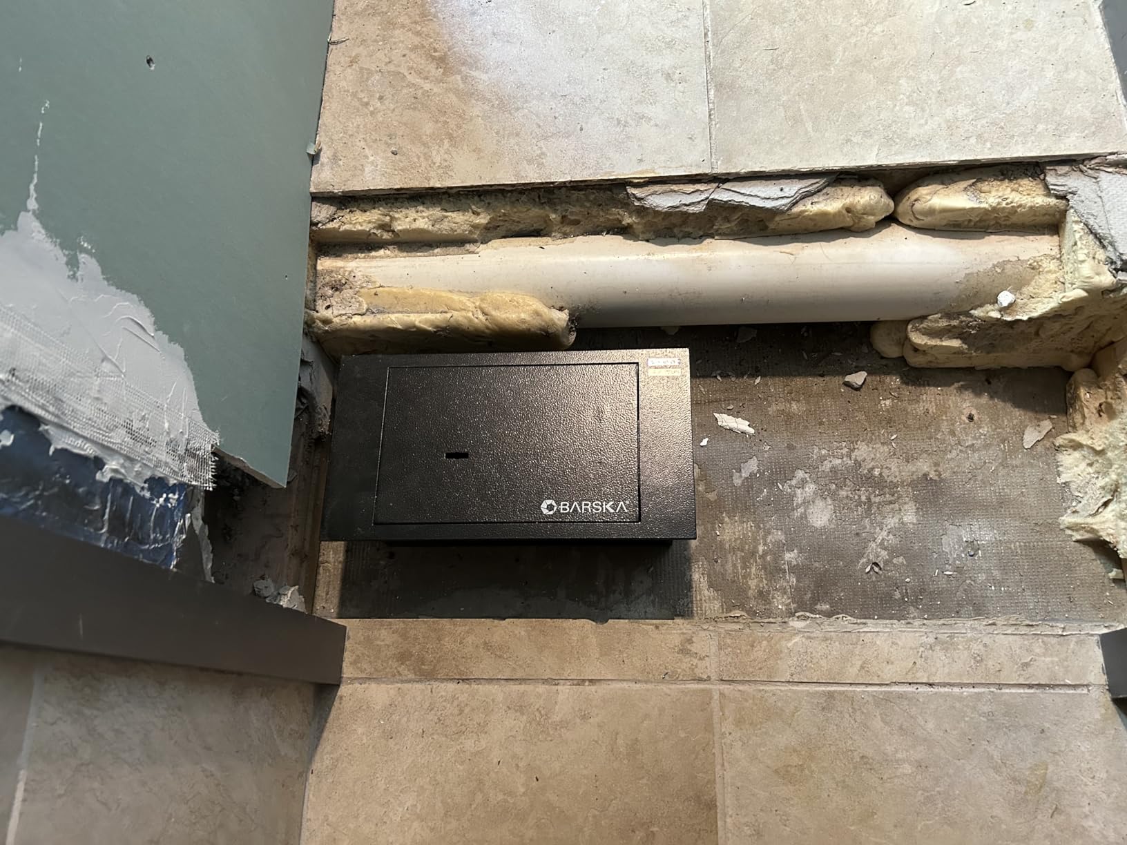 Barska 0.22 Cu. Ft. Hidden Floor Safe with Key Lock Solid Steel Construction, Concealed Design, Dual Locking Bolts customer photo 2