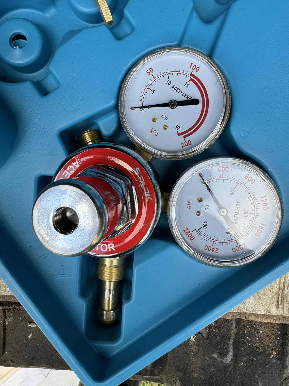 Stark USA Portable Oxygen Acetylene Welder Include Nozzles Cutting Torch, Brazing Set, Gas Welding Kits Gauge, Regulators Set With 11.5' ft Hose, Carrying Case customer photo 2