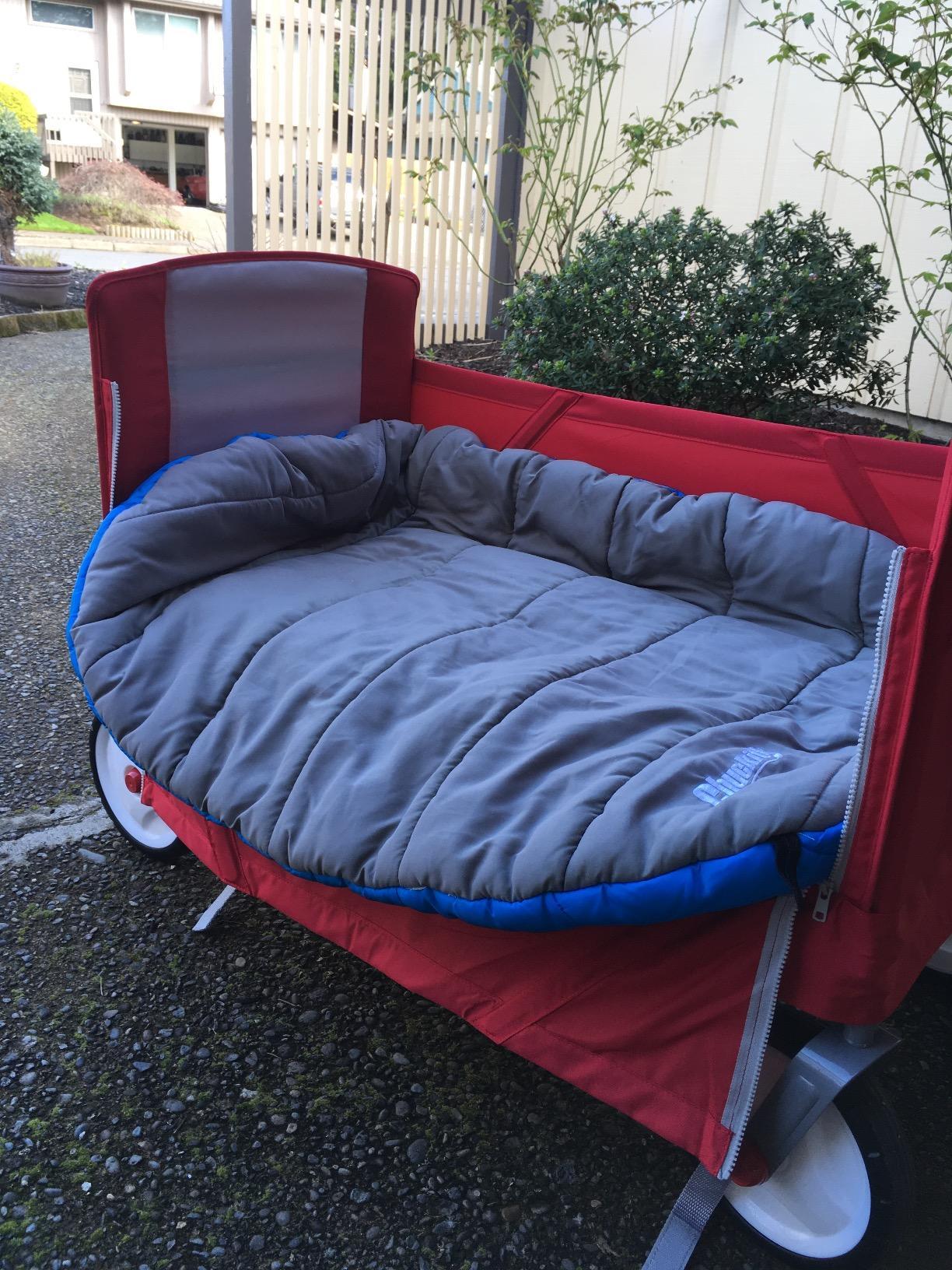 Radio Flyer 3-in-1 EZ Folding Wagon Ride On for Kids, Garden, & Cargo, Red Collapsible Wagon customer photo 2