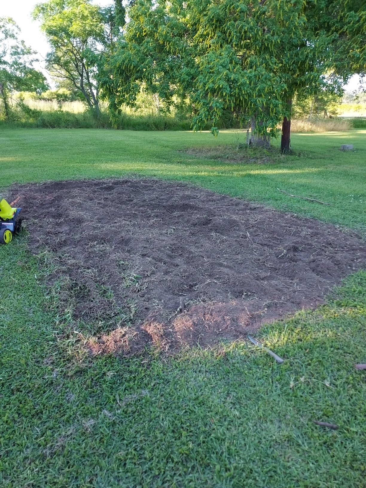 Sun Joe Electric Garden Tiller and Cultivator with 3 Position Height Adjustment Maximum 12-inch Cultivating Width and 8 Amp Motor, TJ602E customer photo 1