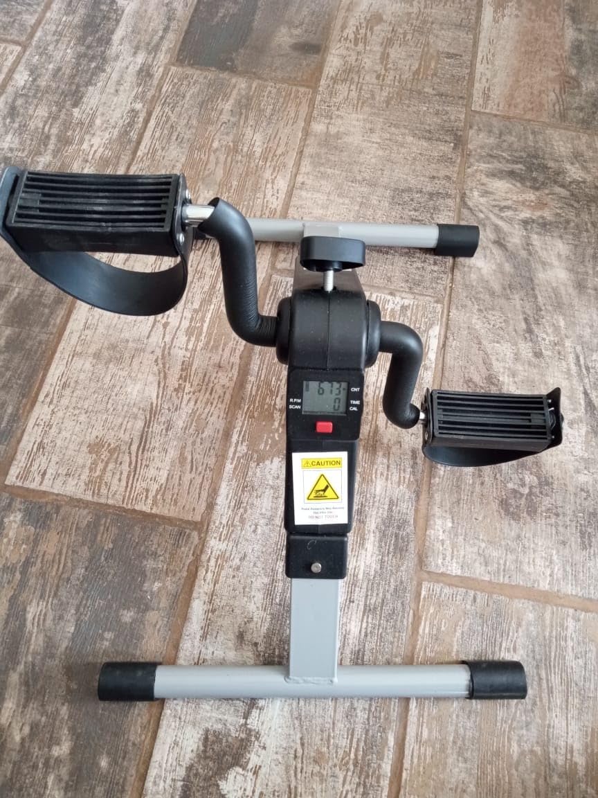 Under Desk Exercise Bike Pedal Exerciser - Mini Stationary Cycle by Wakeman customer photo 2
