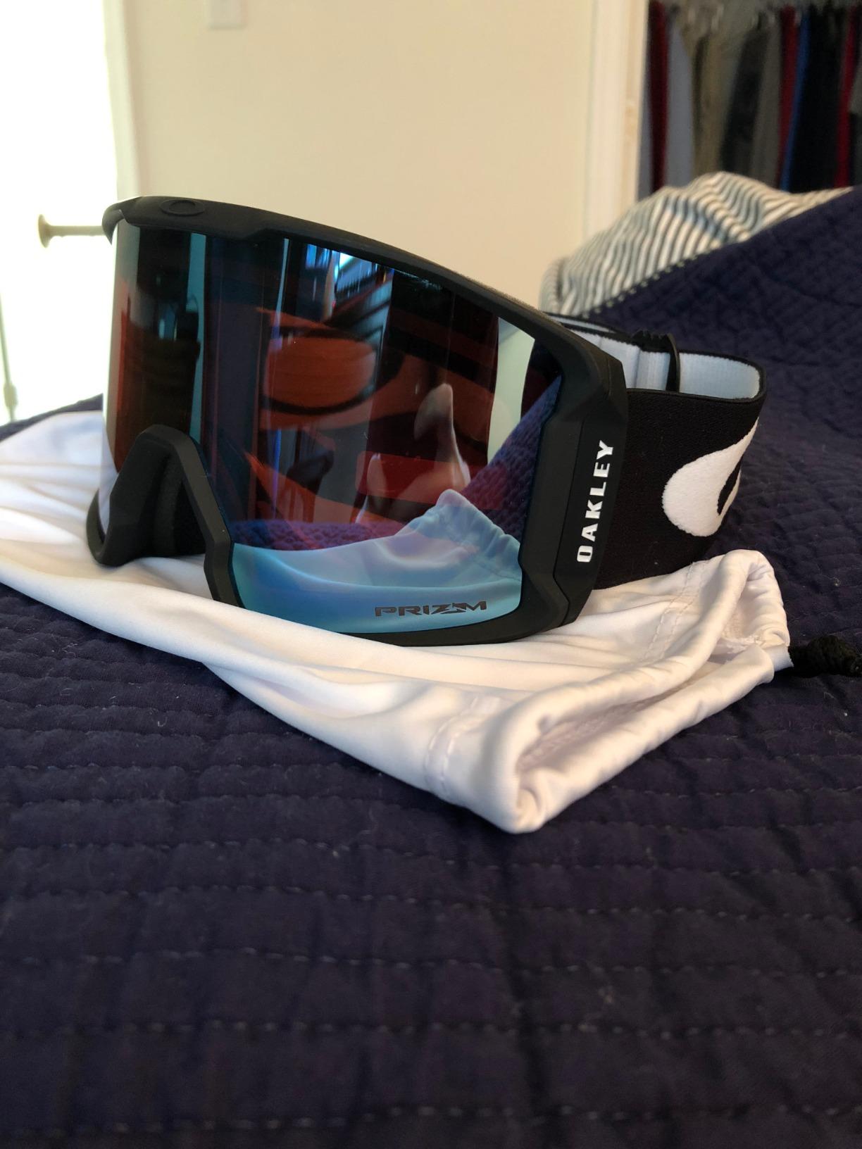 Oakley Line Miner XL Matte Black Prizm Sapphire Iridium, Large customer photo 2