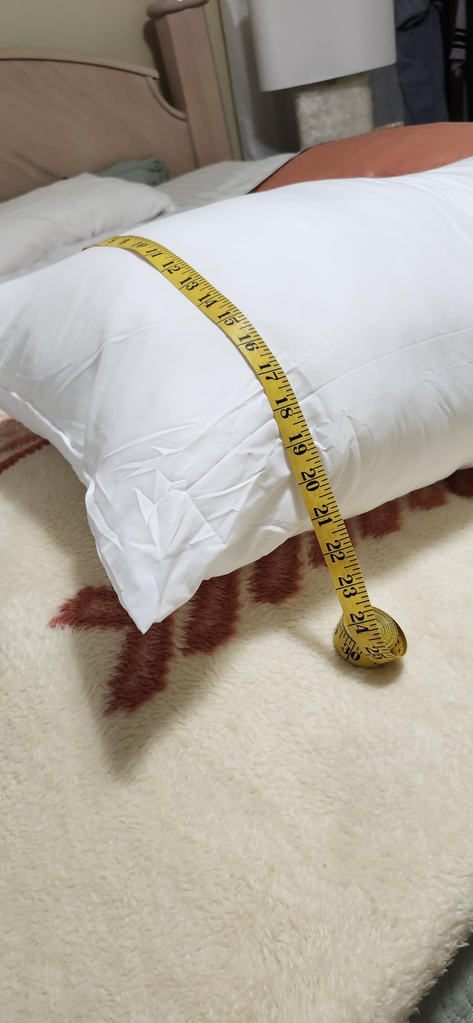 Utopia Bedding Full Body Pillow for Side Sleeper, White Long Pillow for Bed | Large Body pillows for Adults, Plush Support, Pregnancy Pillow Insert for sleeping, helps maintain body contour, 20x54 inches customer photo 1