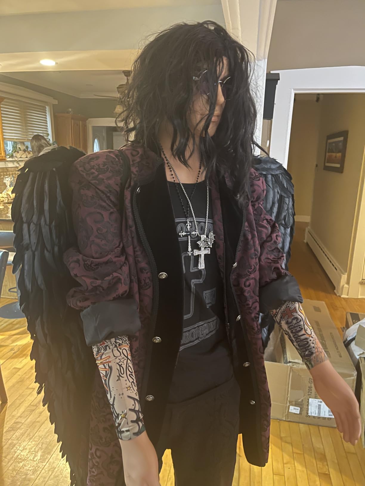 ZENY Male Form Mannequin - 73 Inch Full Body Male Mannequin with 360° Rotating Head, Adjustable Posture, Detachable, Realistic Clothing Model Stand Torso customer photo 1