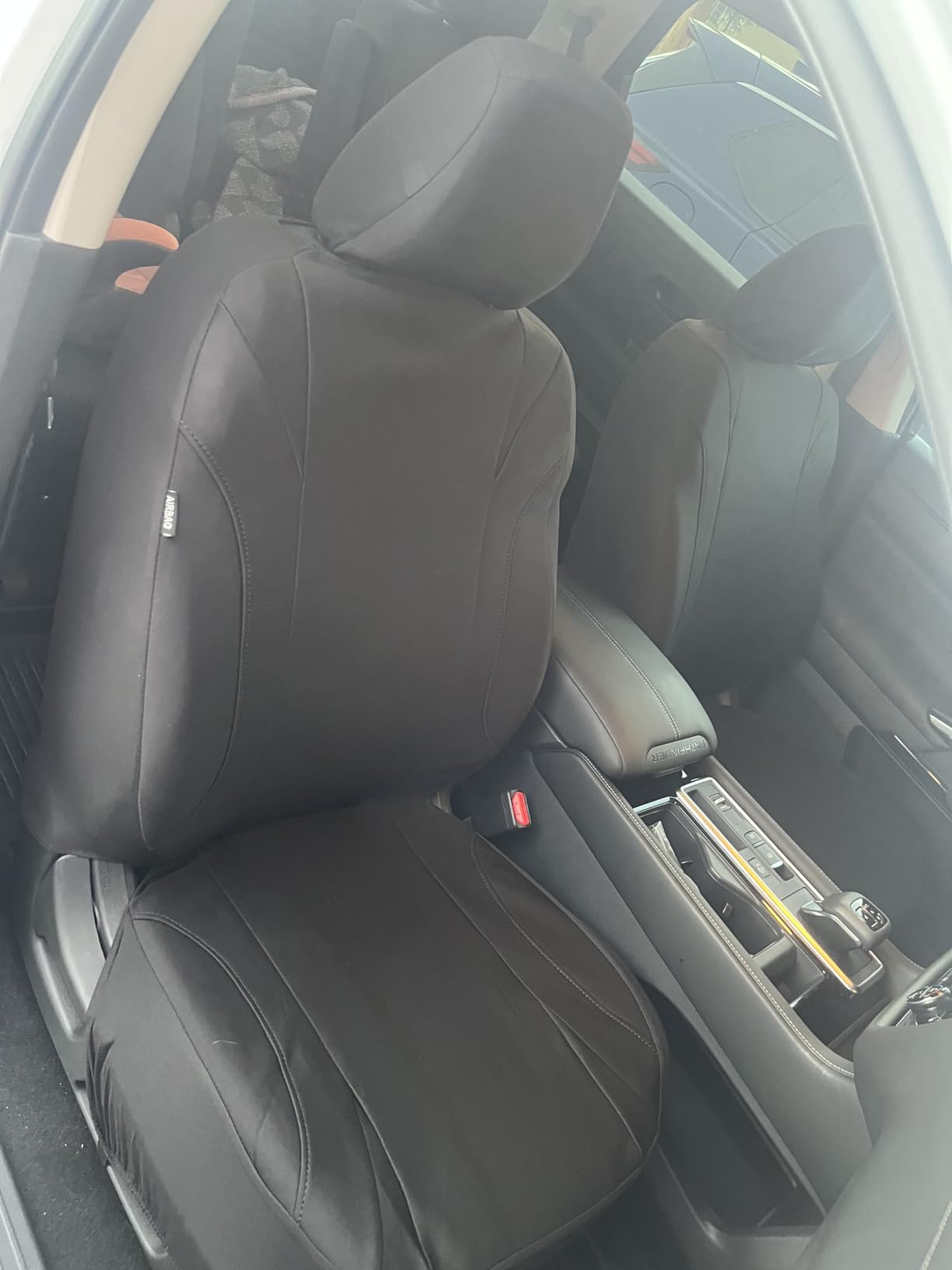 CAR PASS Neoprene EVA Waterproof car seat Covers Front Seats Only, Universal fit for SUV Vehicles Automotive with 5mm Composite EVA Inside,Airbag Compatible customer photo 2