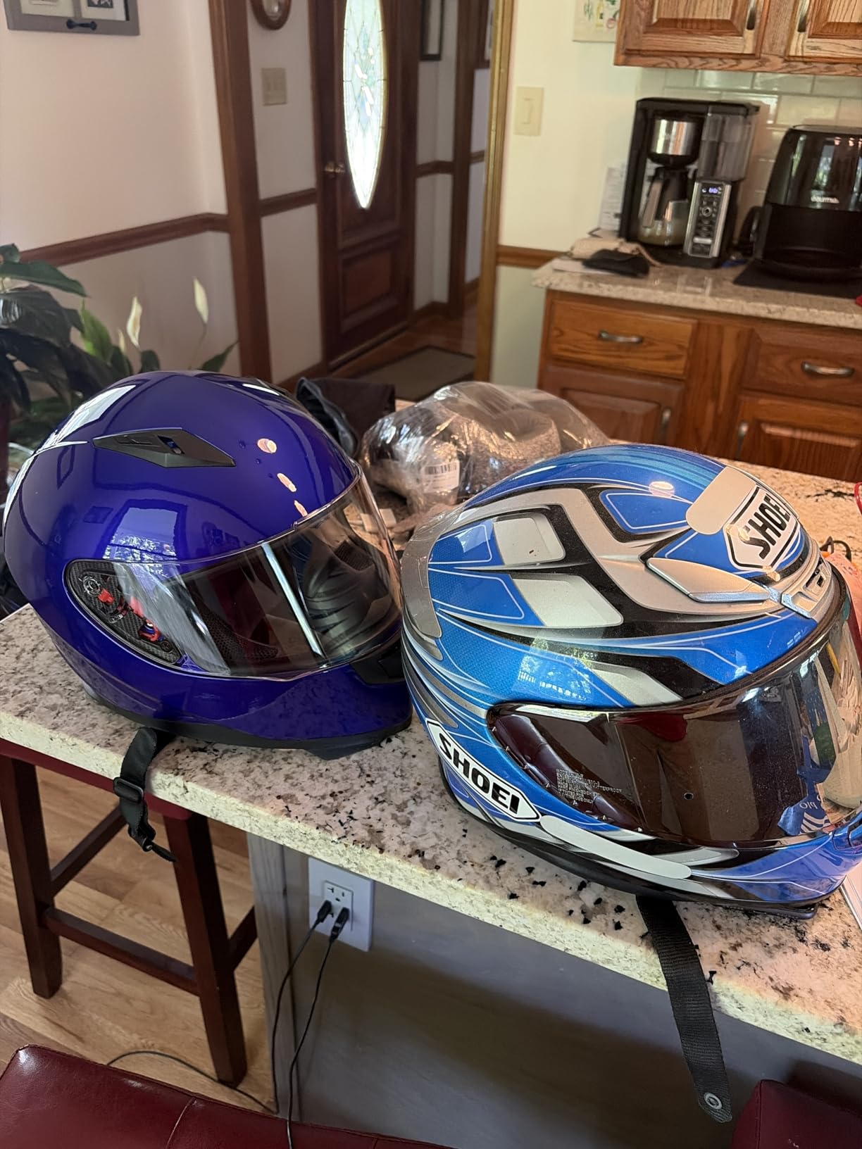 ILM Full Face Motorcycle Street Bike Helmet with Removable Winter Neck Scarf + 2 Visors DOT Model ILM-313 customer photo 2
