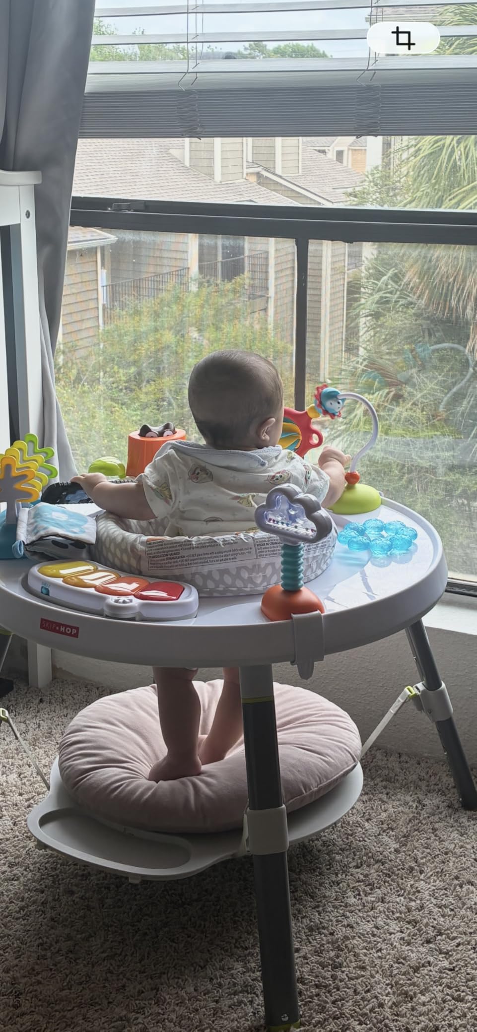 Skip Hop Baby Activity Center: Interactive Play Center with 3-Stage Grow-with-Me Functionality, 4mo+, Explore & More customer photo 2