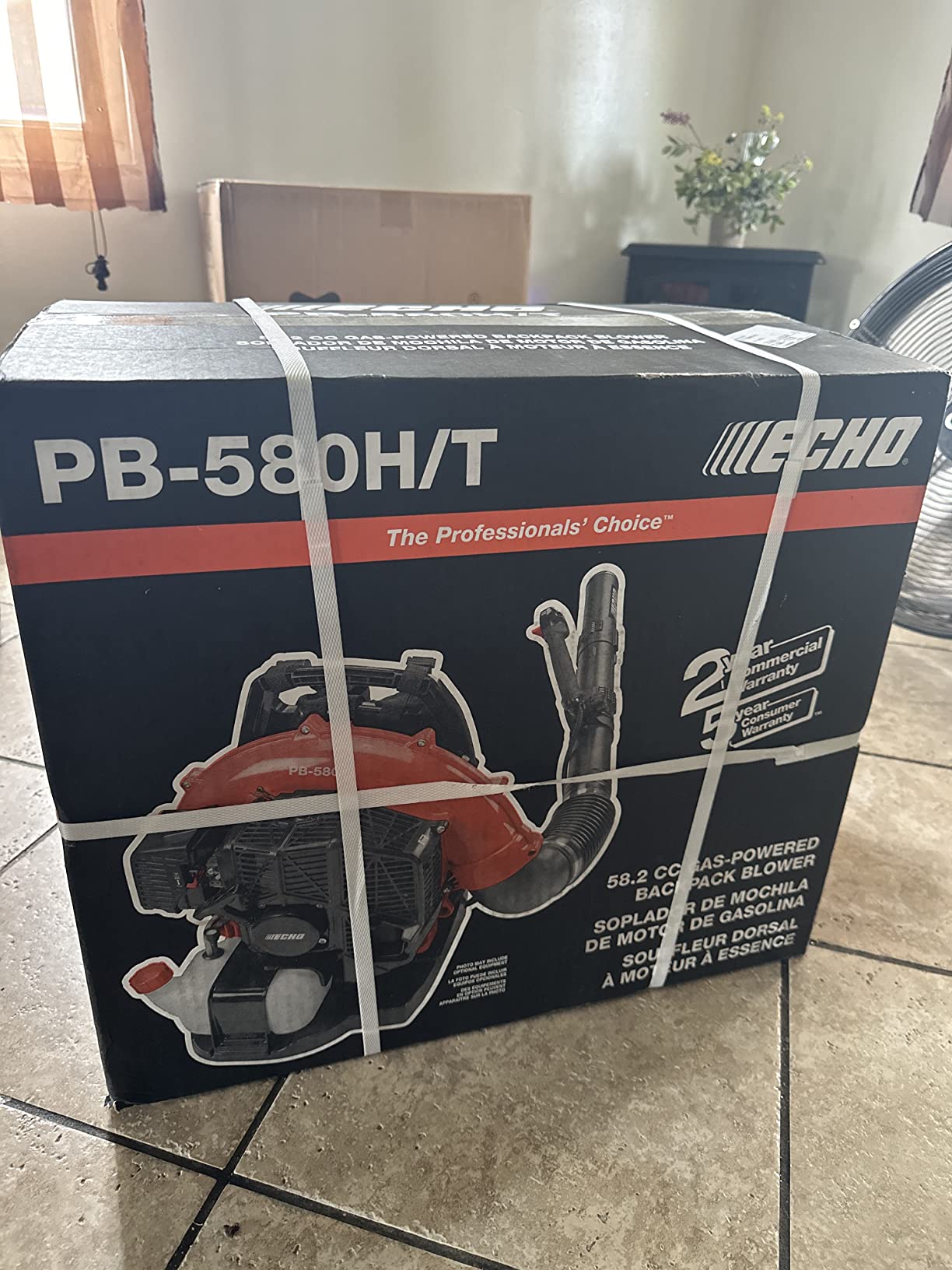 Echo PB-580T 58.2 CC Back Pack Blower with Tube Mounted Throttle, 510 CFM customer photo 1