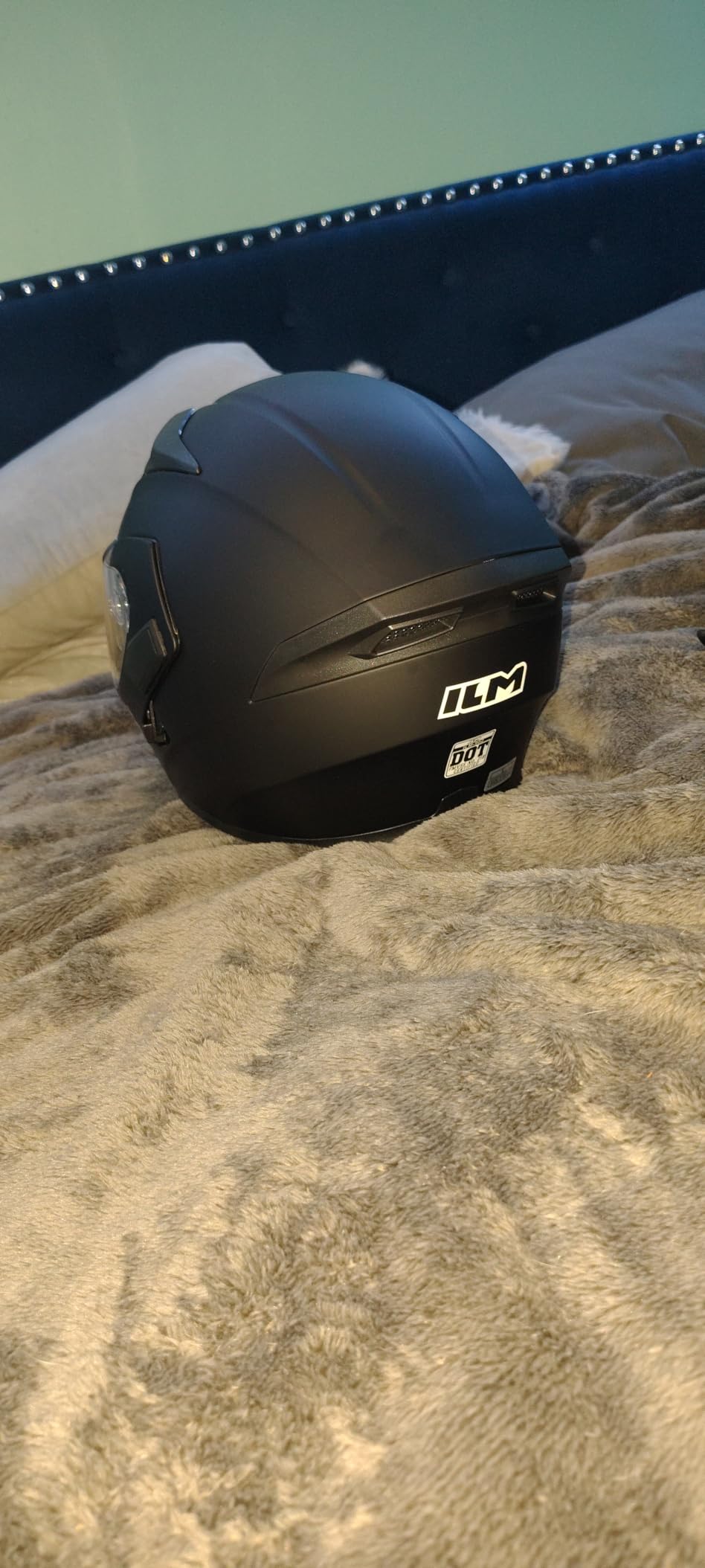 ILM Motorcycle Dual Visor Flip up Modular Full Face Helmet DOT Model 902/902L customer photo 1