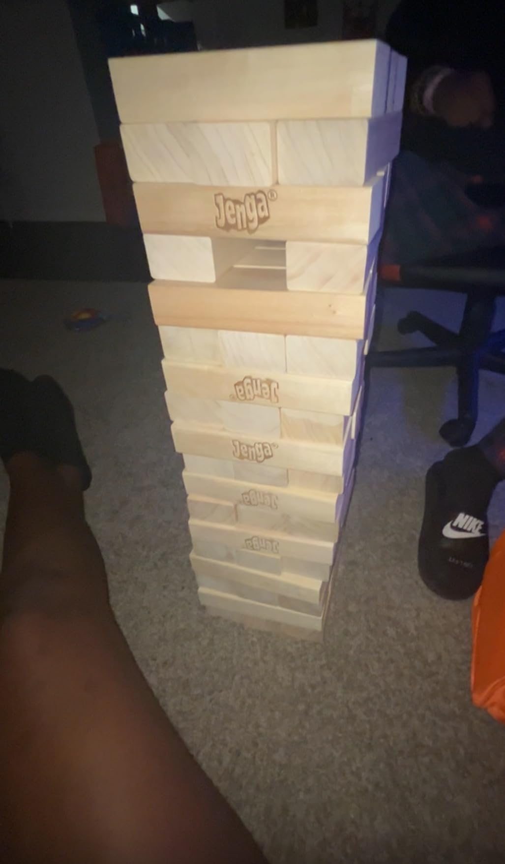 Jenga GIANT - Hardwood Blocks - Stacks to Over 5 feet - Officially Licensed - JS7 customer photo 1