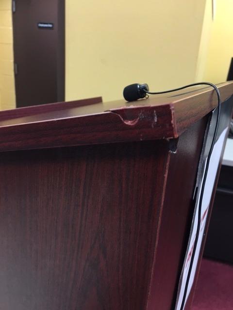 AdirOffice Wooden Podium with Storage Shelf - Speaking Lectern, Hostess Station for Restaurant, 46.25 Inches, Mahogany customer photo 1
