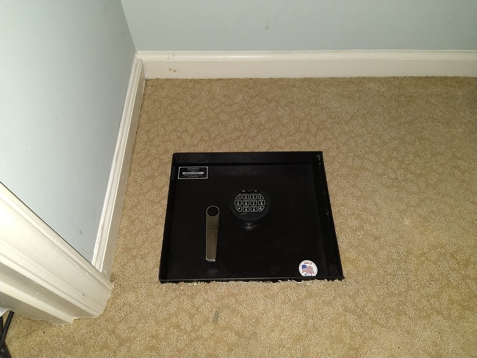 Stealth Floor Safe Made in USA B1500 In-Ground Home Security Vault High Security Electronic Lock customer photo 1