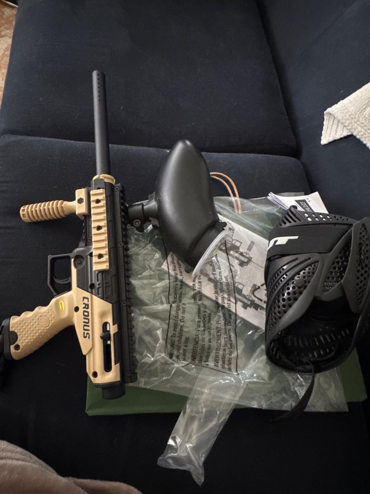 Tippmann Cronus PowerPack Basic Includes 90gram Tank, JT Raptor Goggle, 200rd Loader customer photo 1