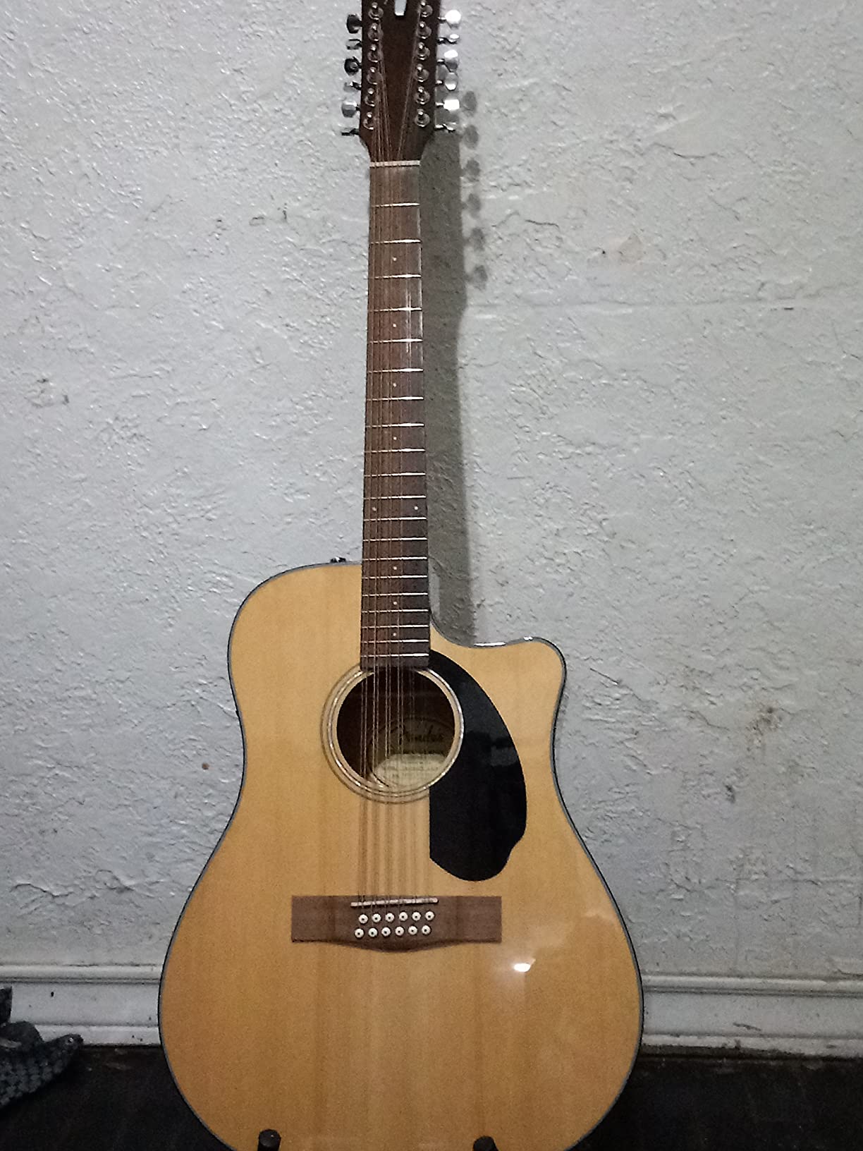 Fender CD-60SCE 12-string Dreadnought Acoustic Guitar, Natural customer photo 2