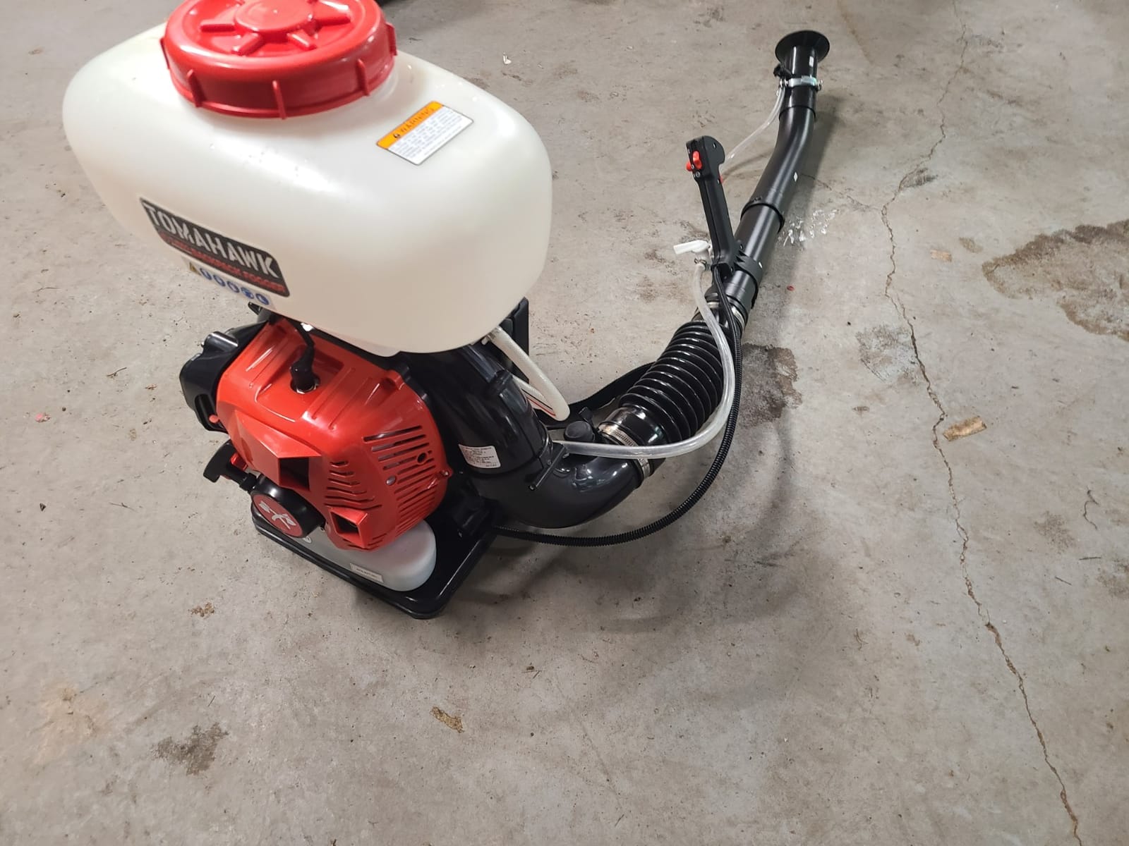 Tomahawk Power 3HP Backpack Mosquito Fogger Leaf Blower 3.7 Gallon Tank Garden Sprayer (Turbo Fogger) customer photo 2