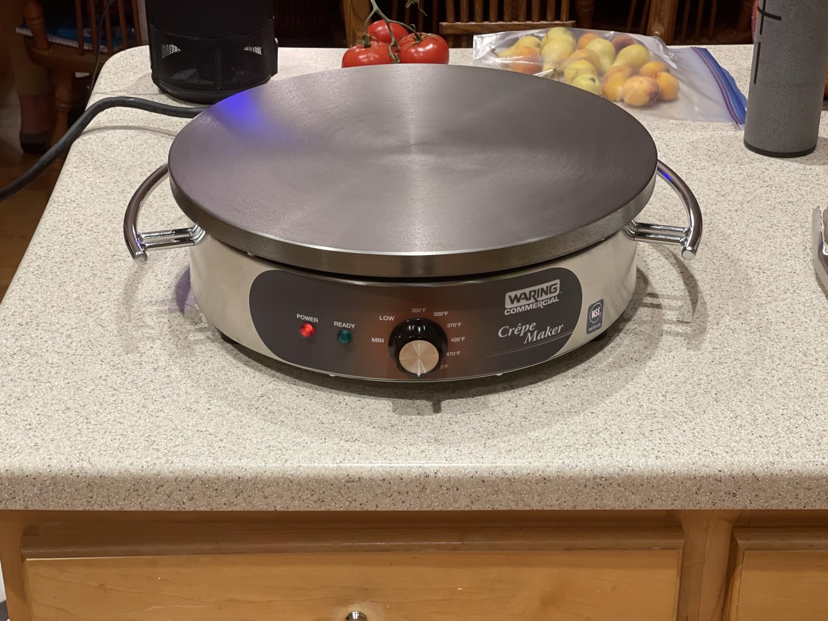 Waring Crepe Maker with 120V & 16