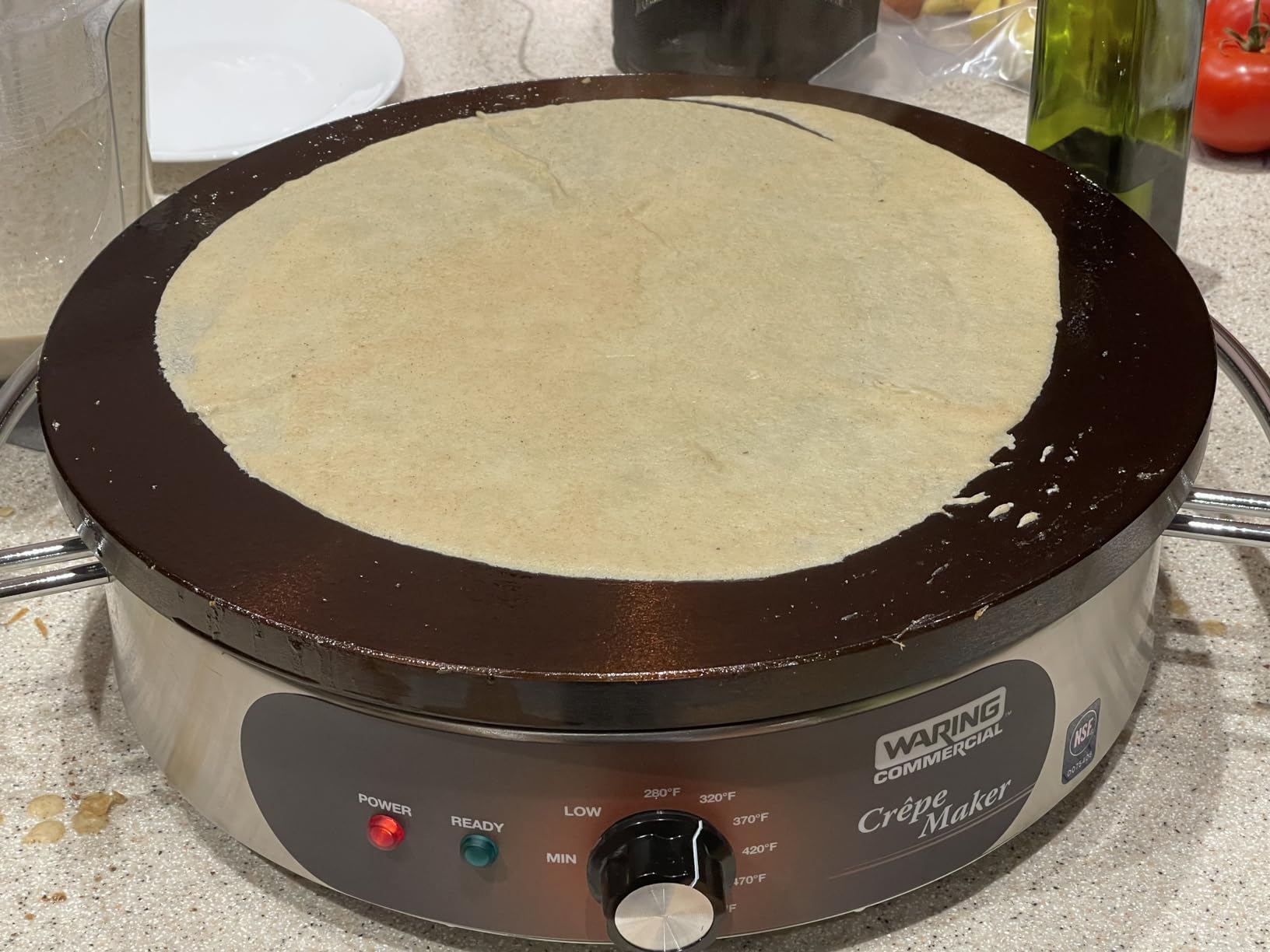 Waring Crepe Maker with 120V & 16