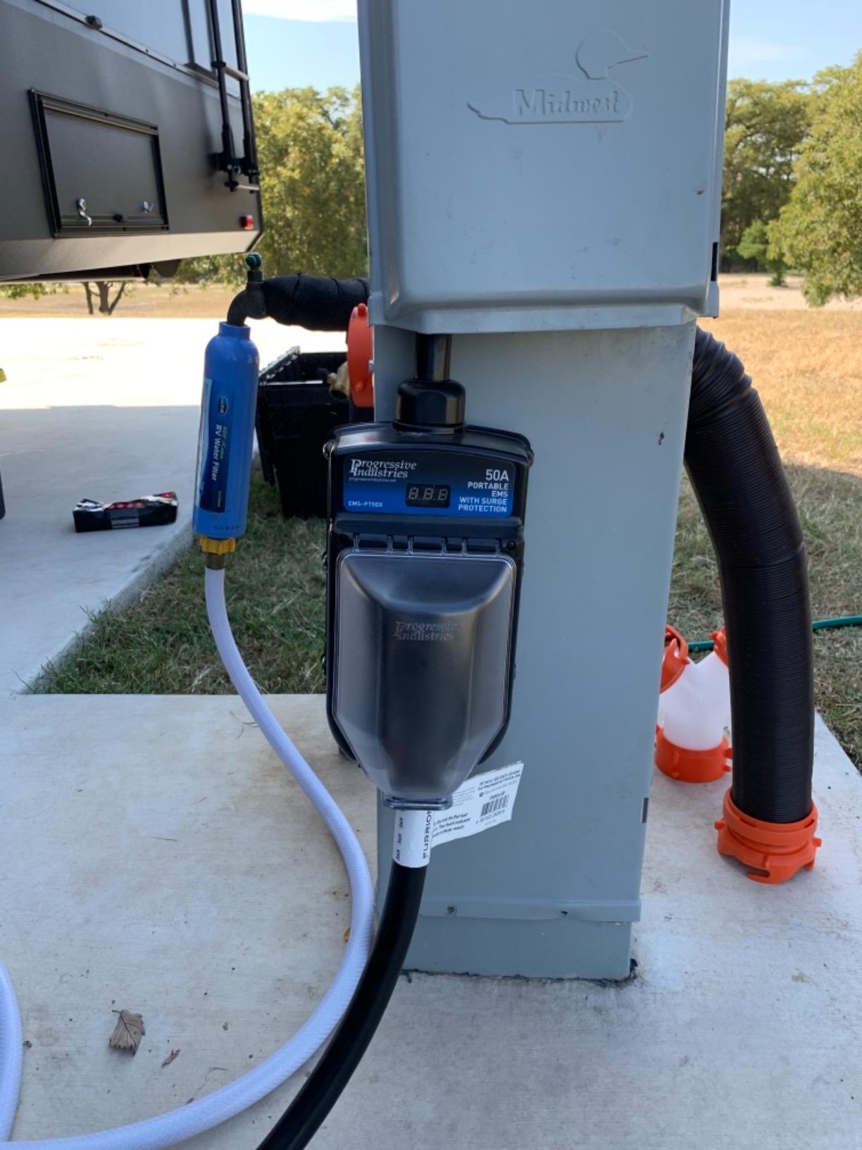 Progressive Industries EMS-PT50X Portable RV Surge Protector, Black, 50 Amp customer photo 2