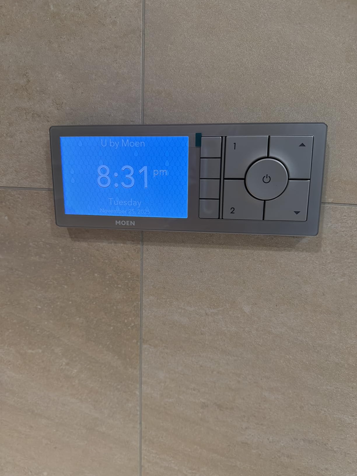 Moen Terra Beige Smart Shower 4-Outlet Digital Shower System Controller for Thermostatic Shower Valve, TS3304TB customer photo 2