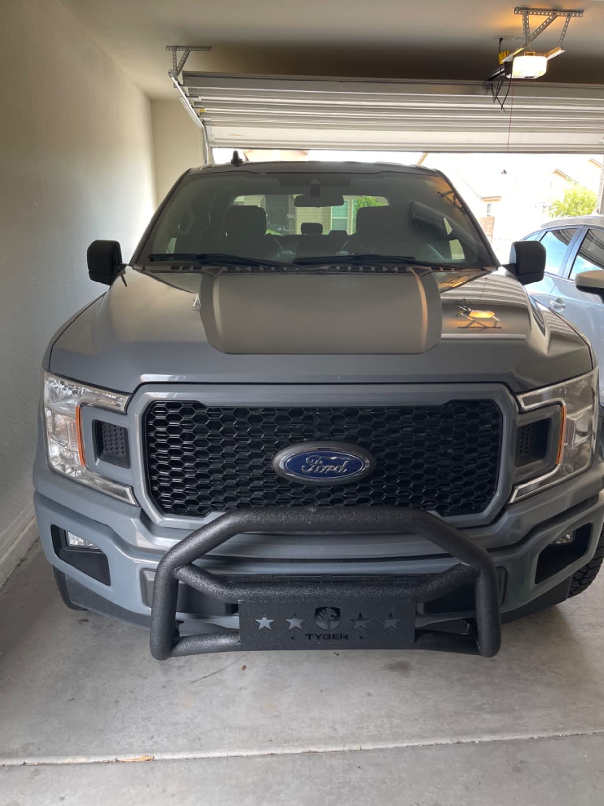 Tyger Auto TG-GD6F60098 Front Bumper Guard Compatible with 2004-2024 Ford F150 (Exclude Heritage, Raptor, 20-22 Diesel, 22-24 Lightning EV) | Textured Black | Light Mount | Bull Bar customer photo 1