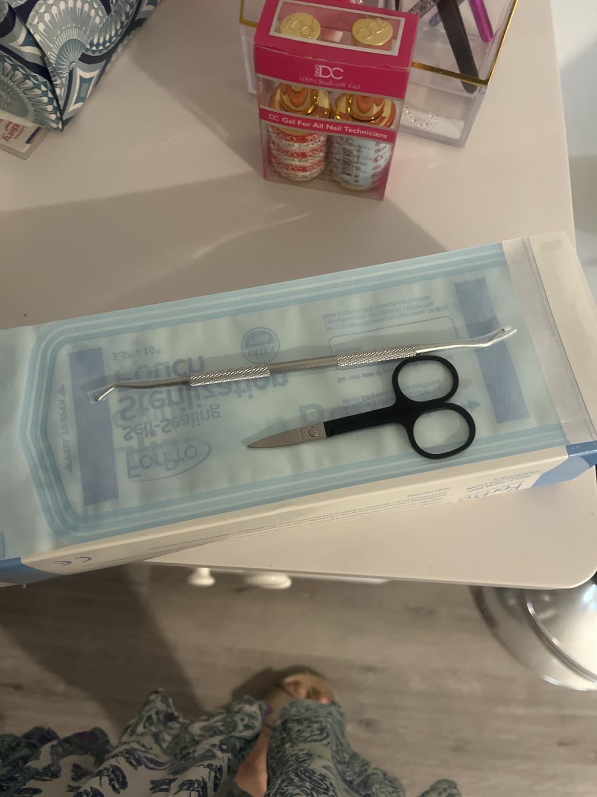 ForPro Professional Collection Self-Sealing Sterilization Pouches, Latex-Free, Color Changing Indicator, 3.5